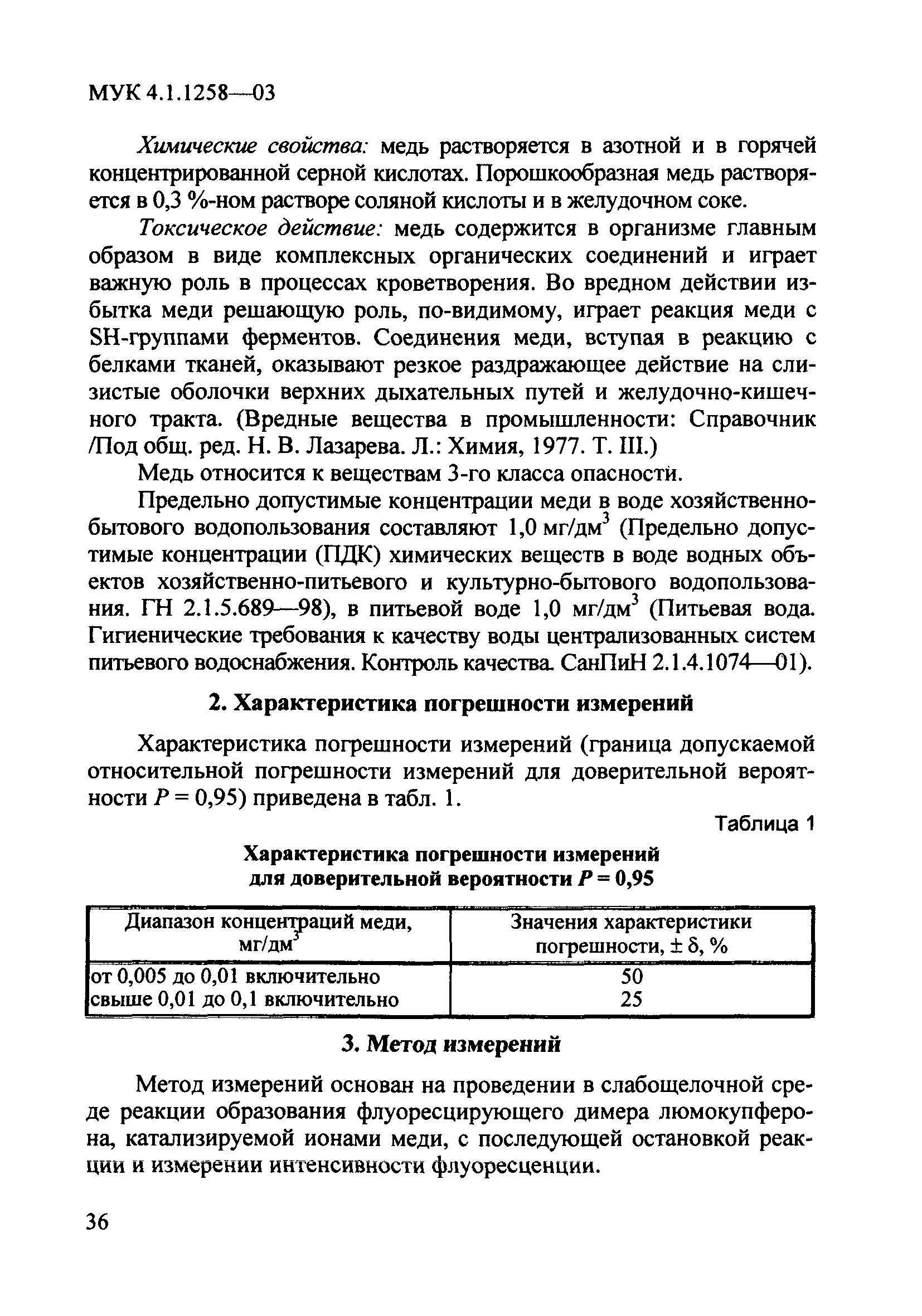 МУК 4.1.1258-03