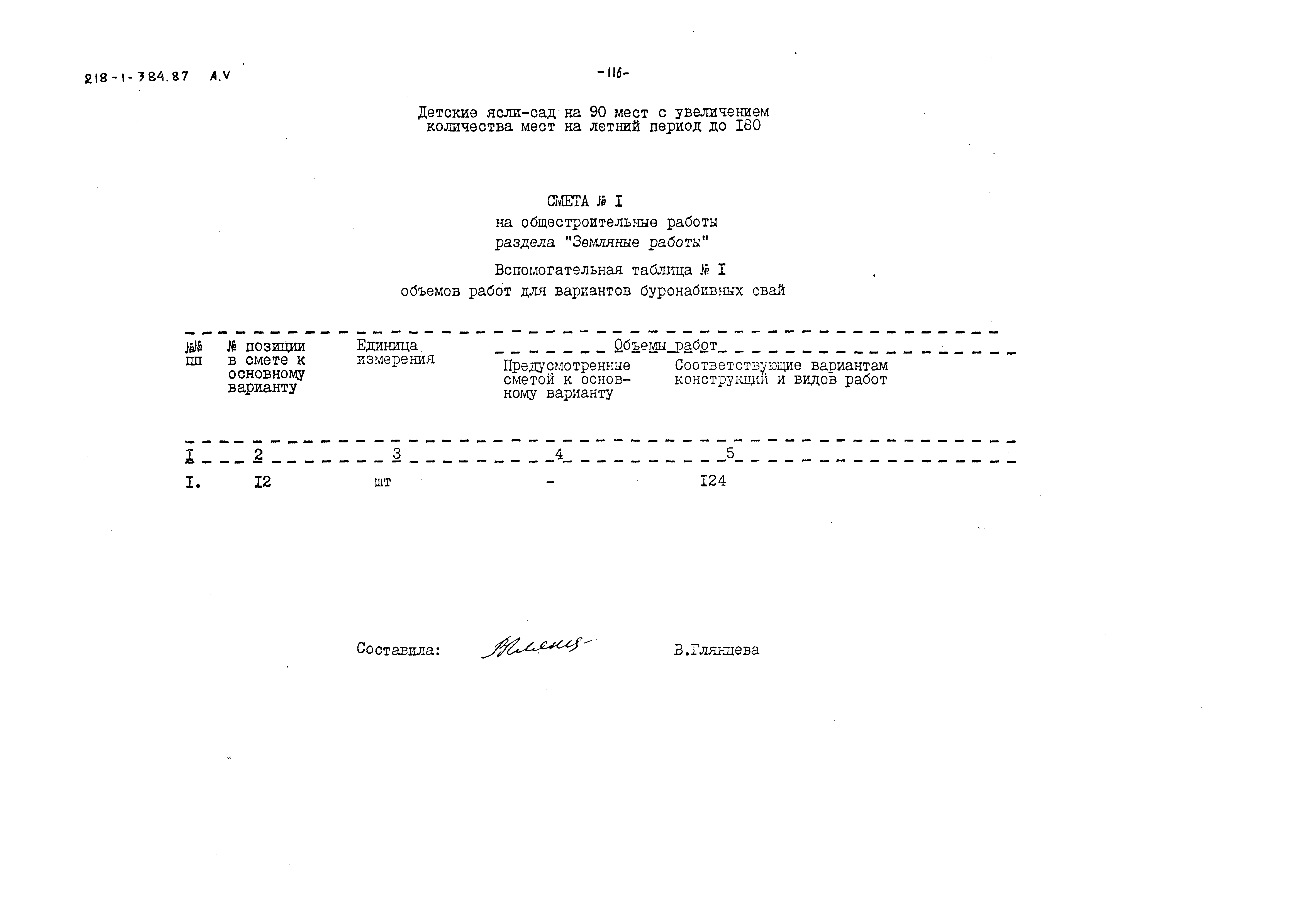 Типовой проект 218-1-384.87