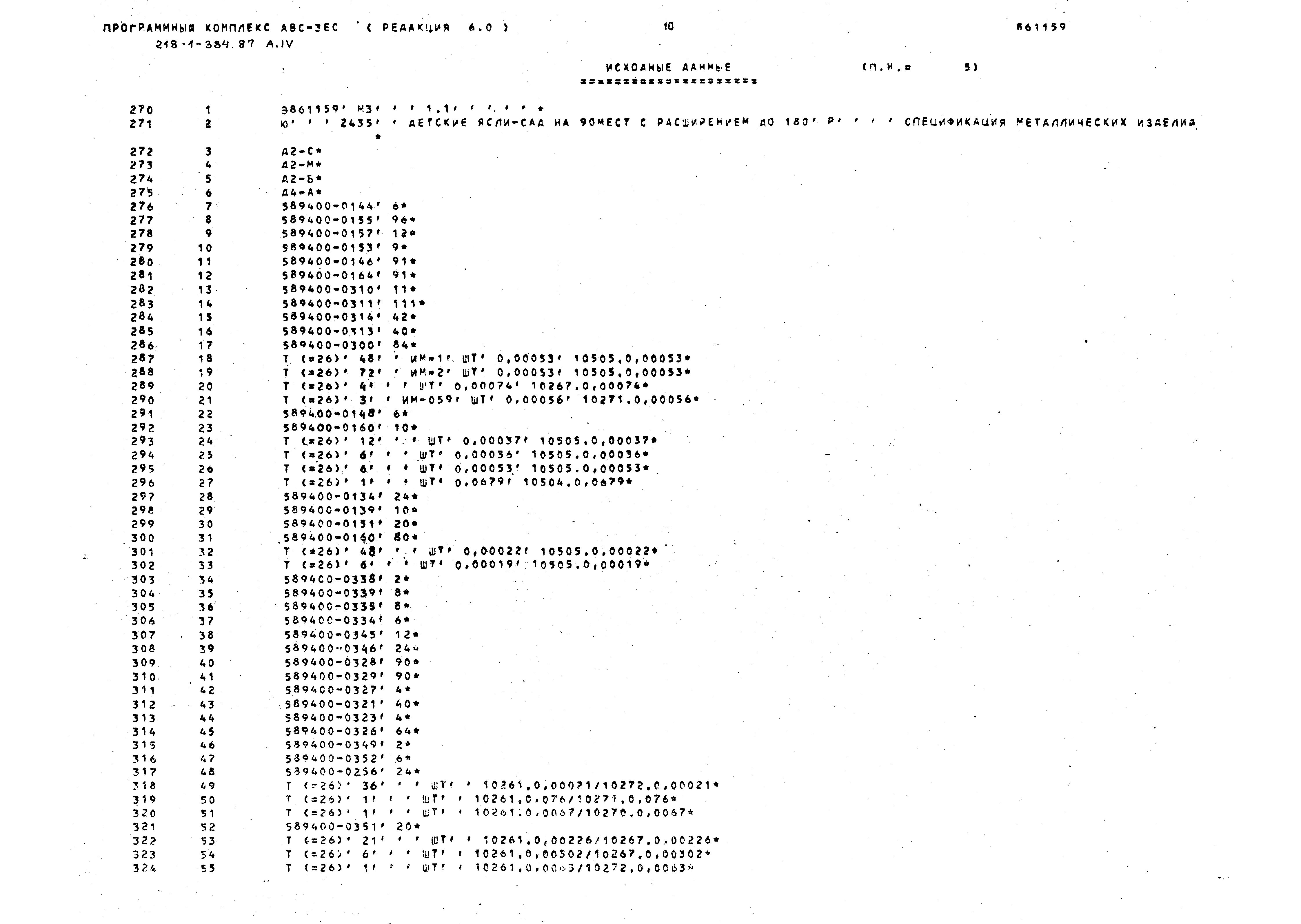 Типовой проект 218-1-384.87