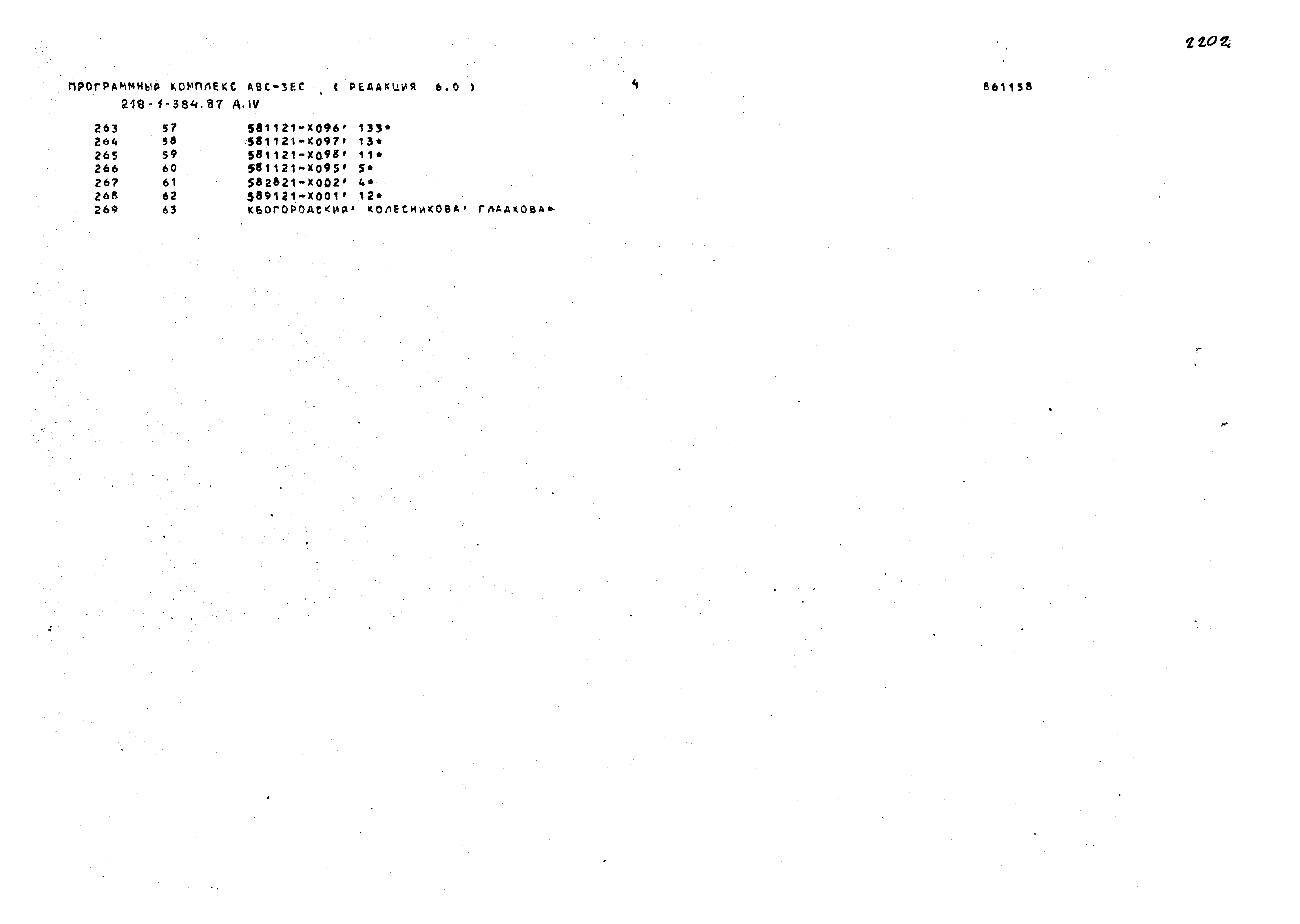 Типовой проект 218-1-384.87