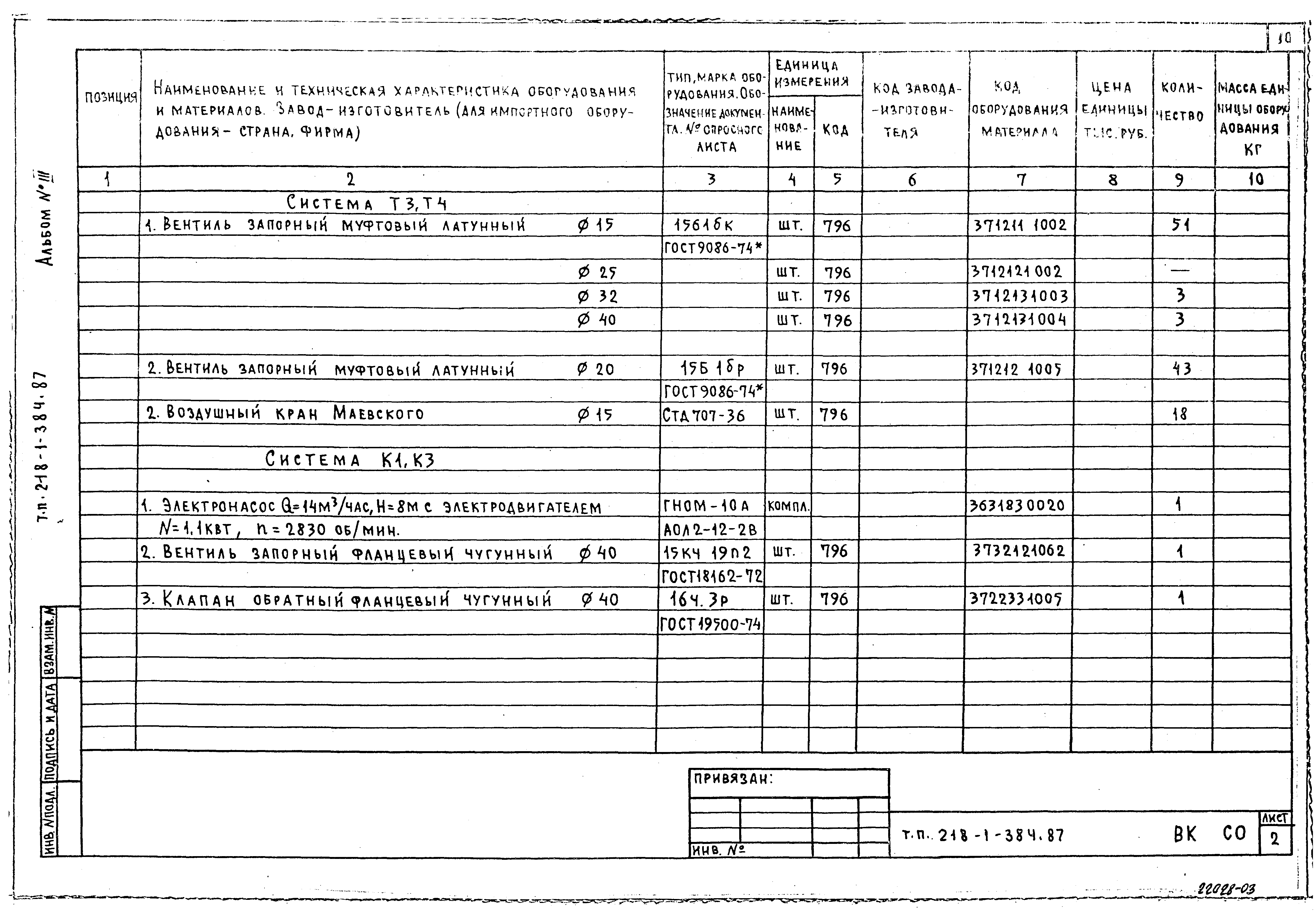 Типовой проект 218-1-384.87