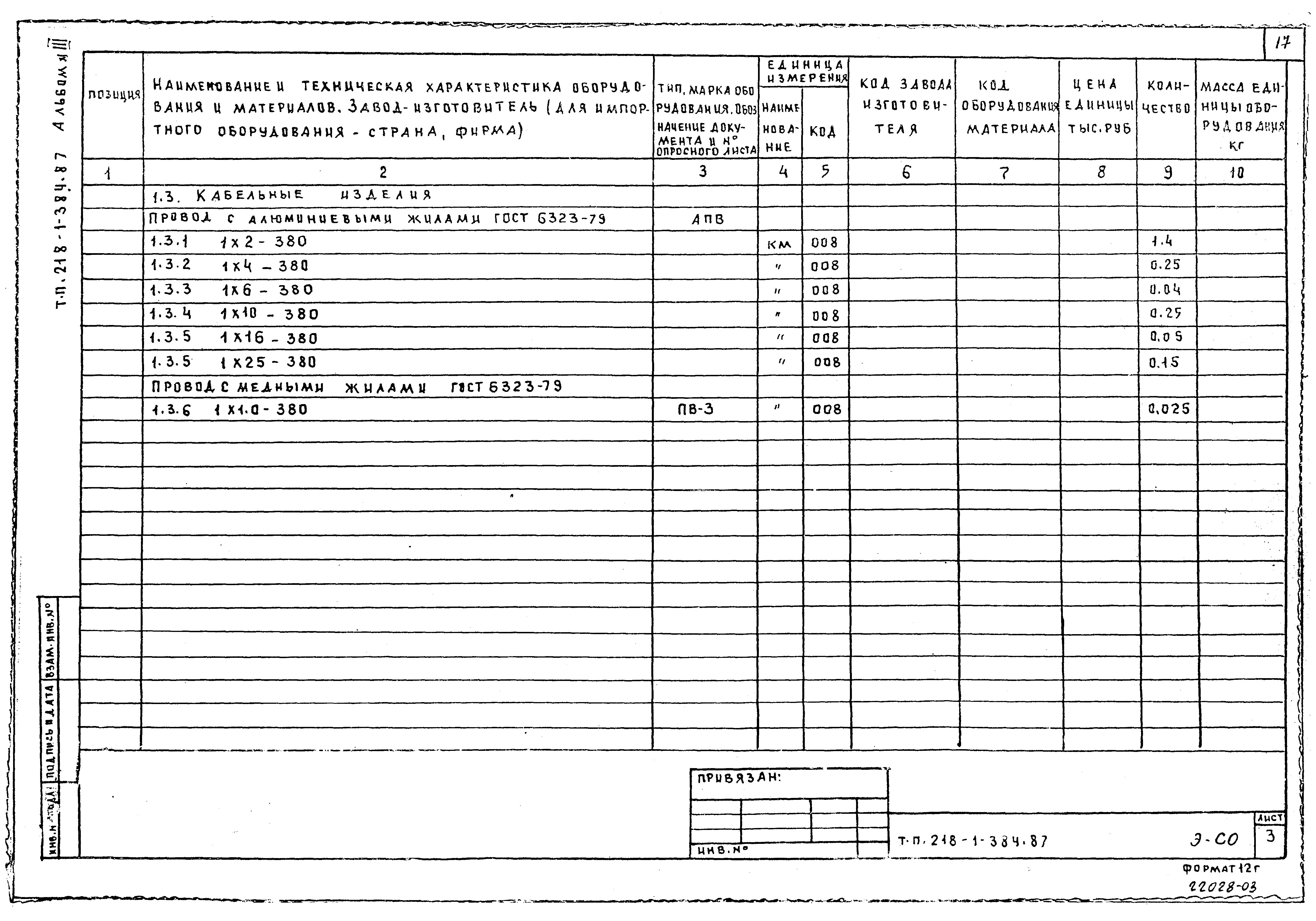 Типовой проект 218-1-384.87