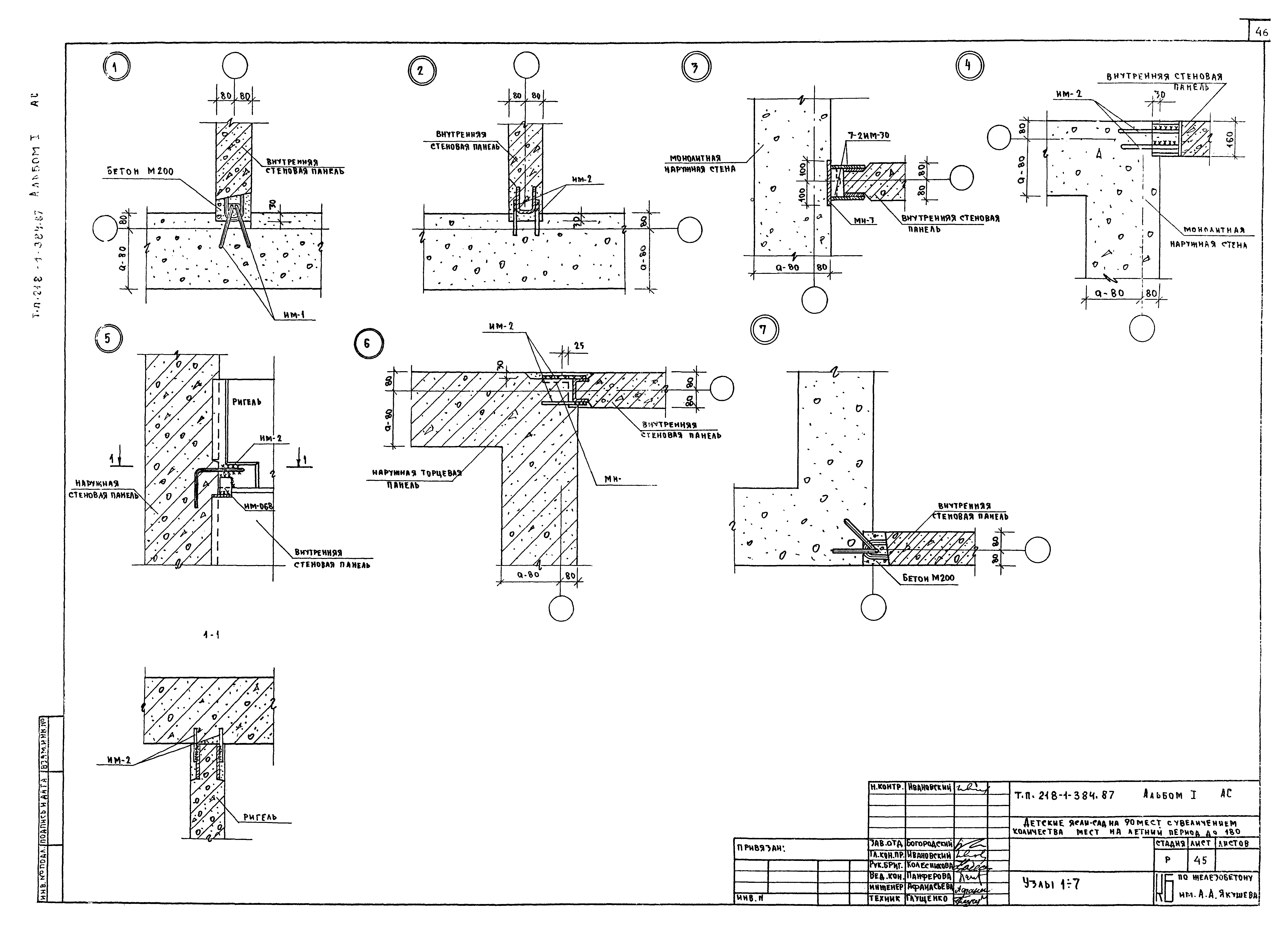 Типовой проект 218-1-384.87
