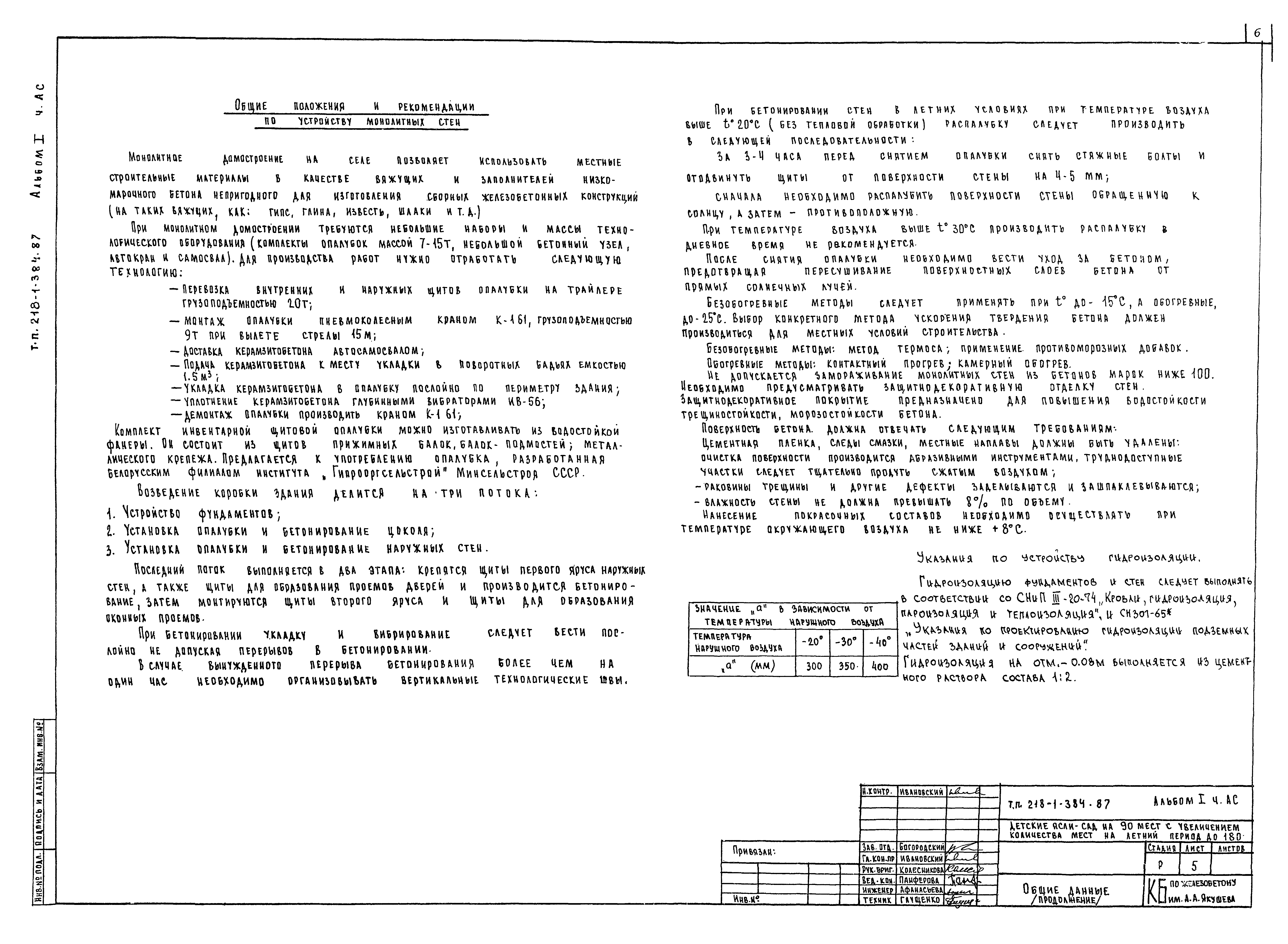 Типовой проект 218-1-384.87