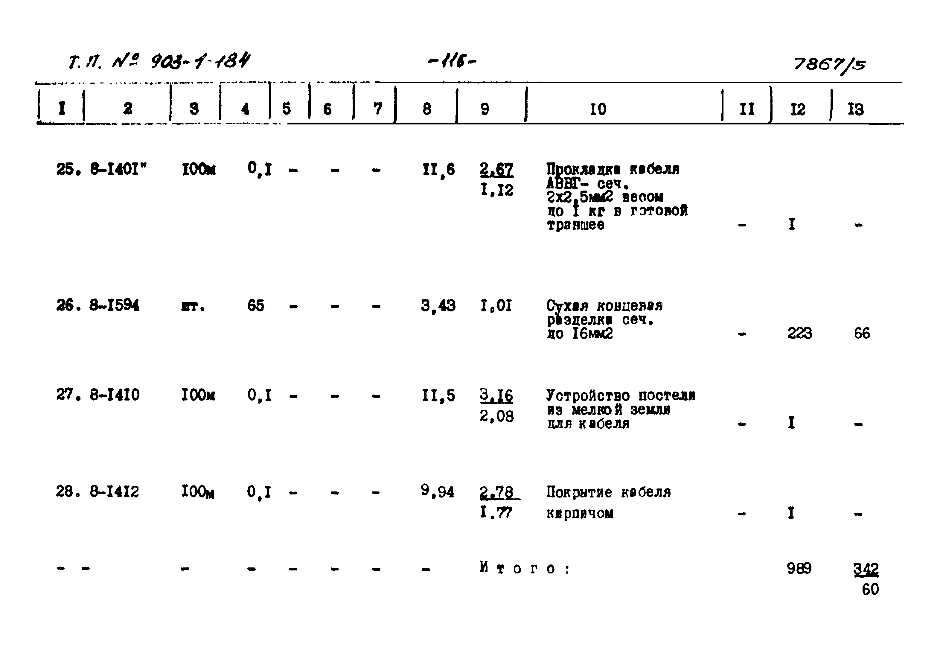 Типовой проект 903-1-184