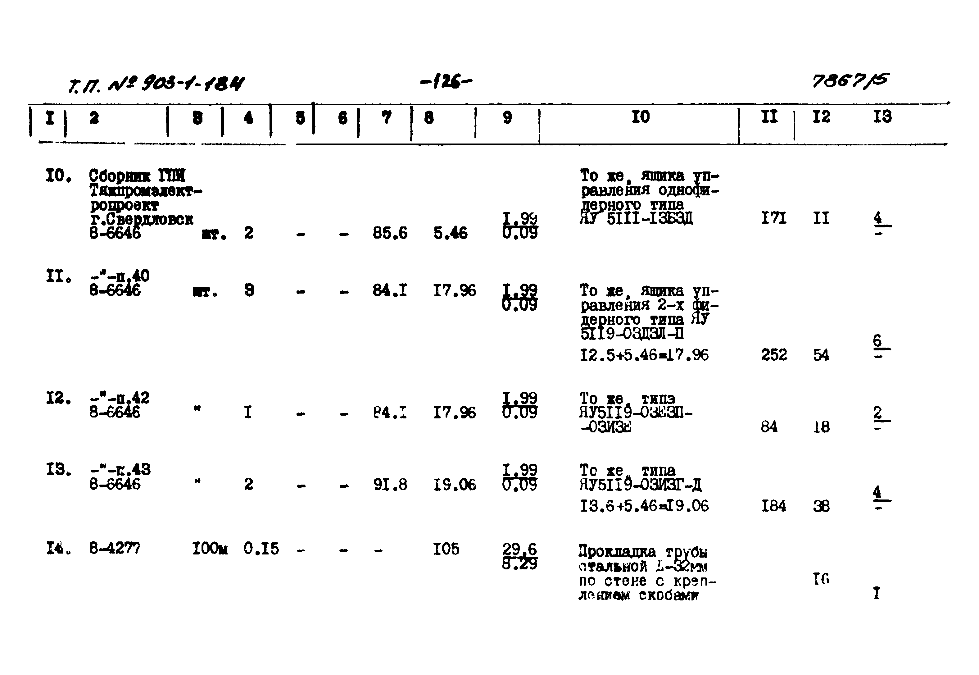 Типовой проект 903-1-184