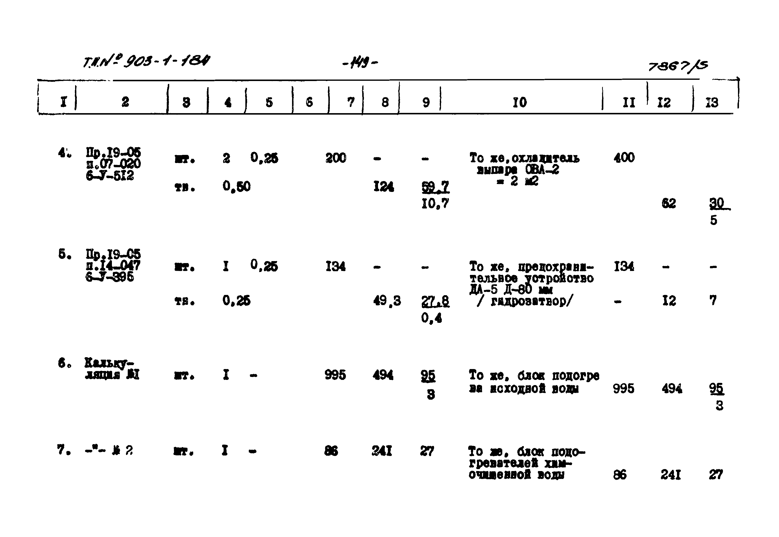 Типовой проект 903-1-184
