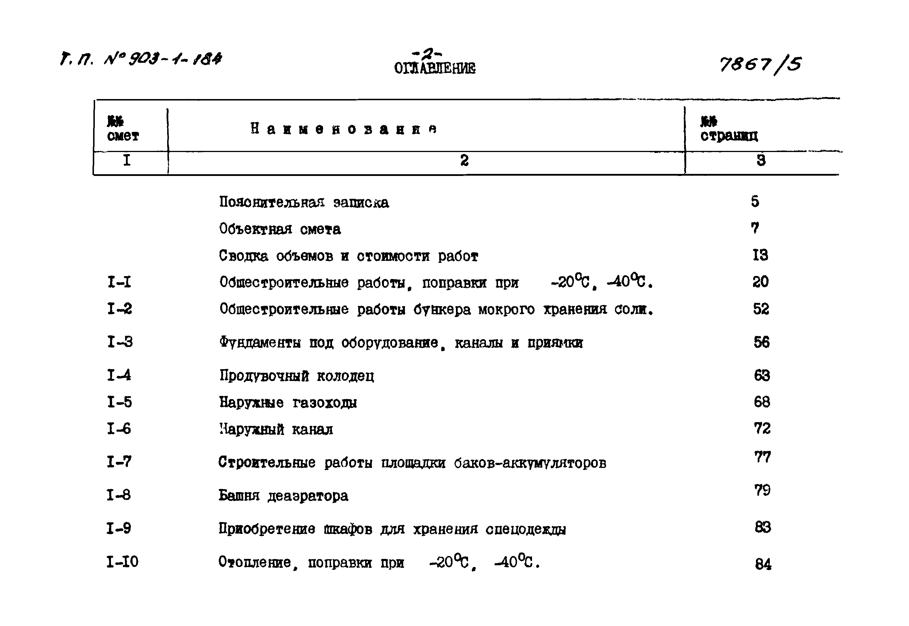 Типовой проект 903-1-184
