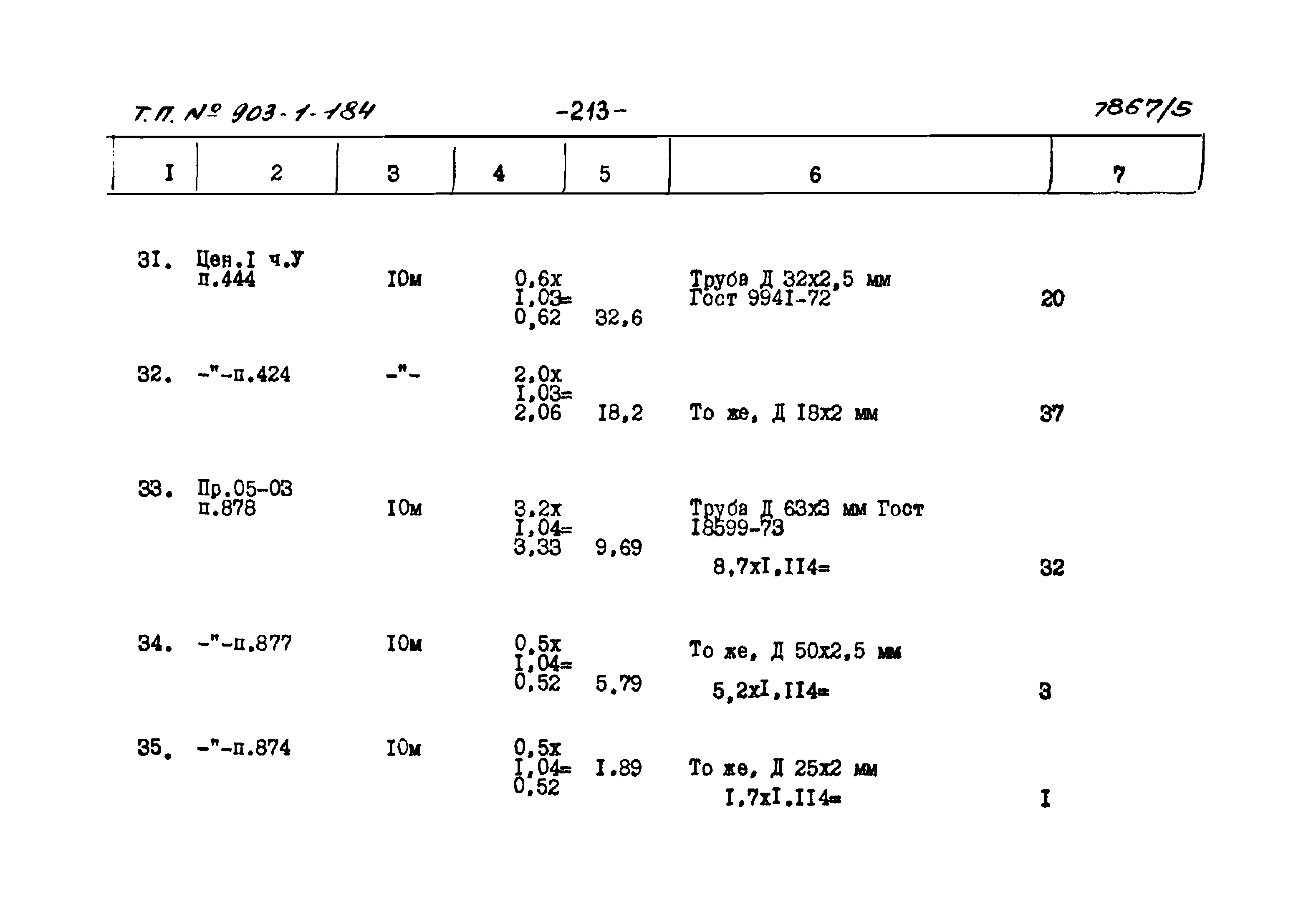 Типовой проект 903-1-184