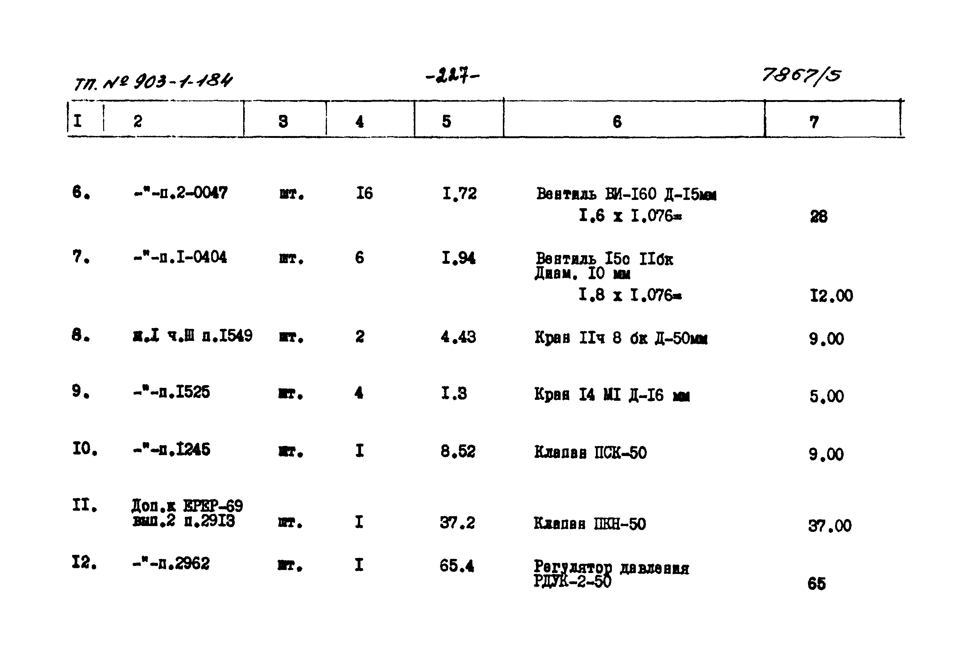 Типовой проект 903-1-184