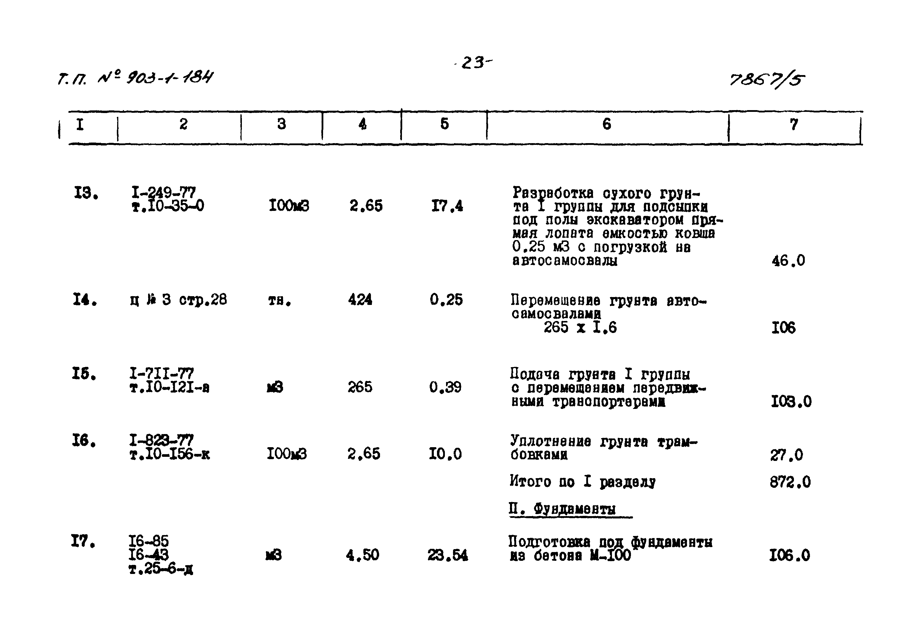 Типовой проект 903-1-184
