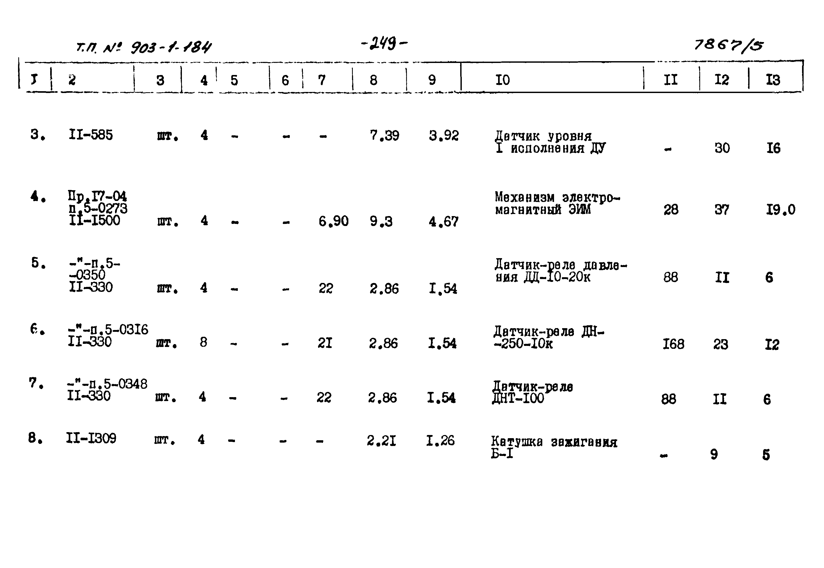 Типовой проект 903-1-184