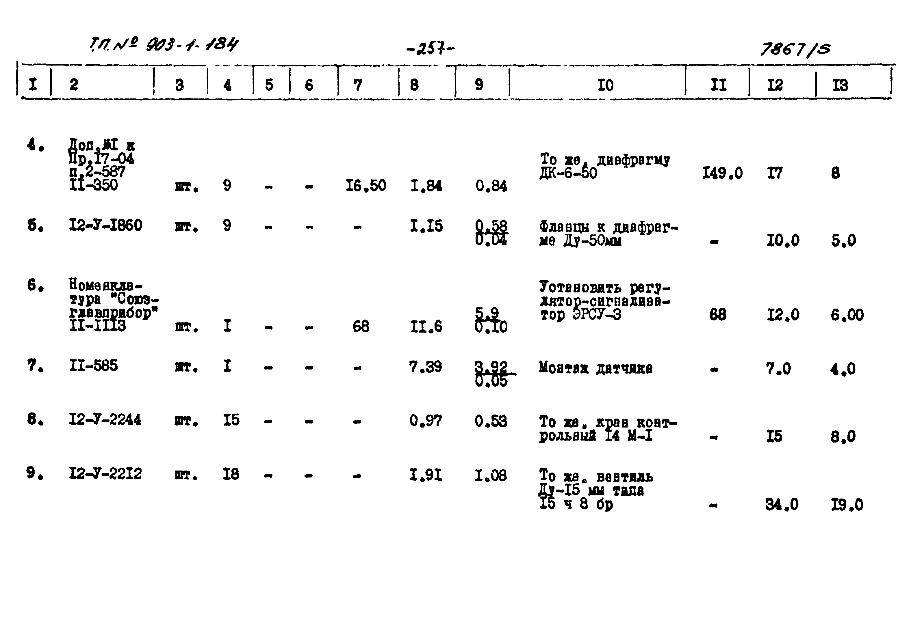 Типовой проект 903-1-184