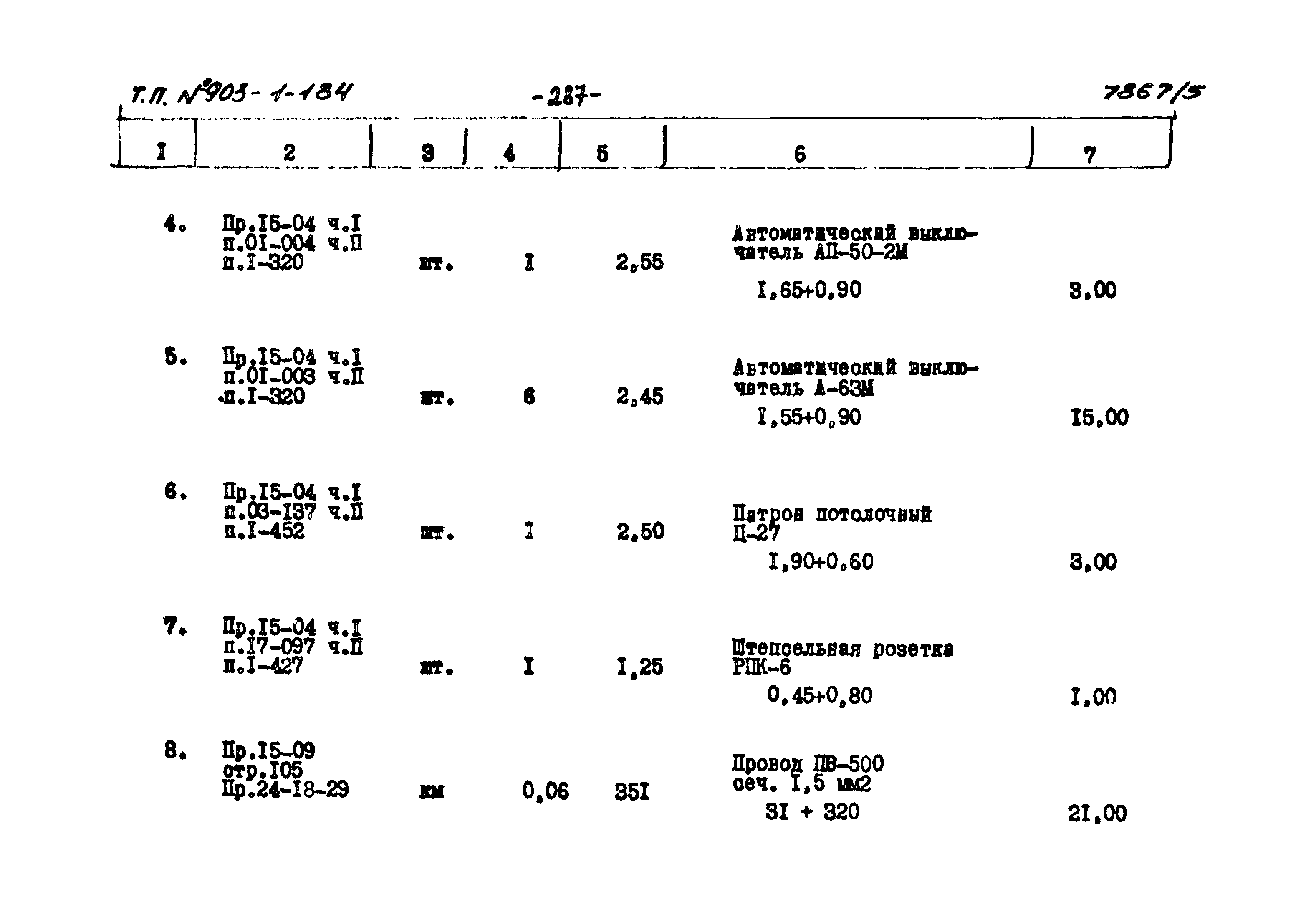 Типовой проект 903-1-184