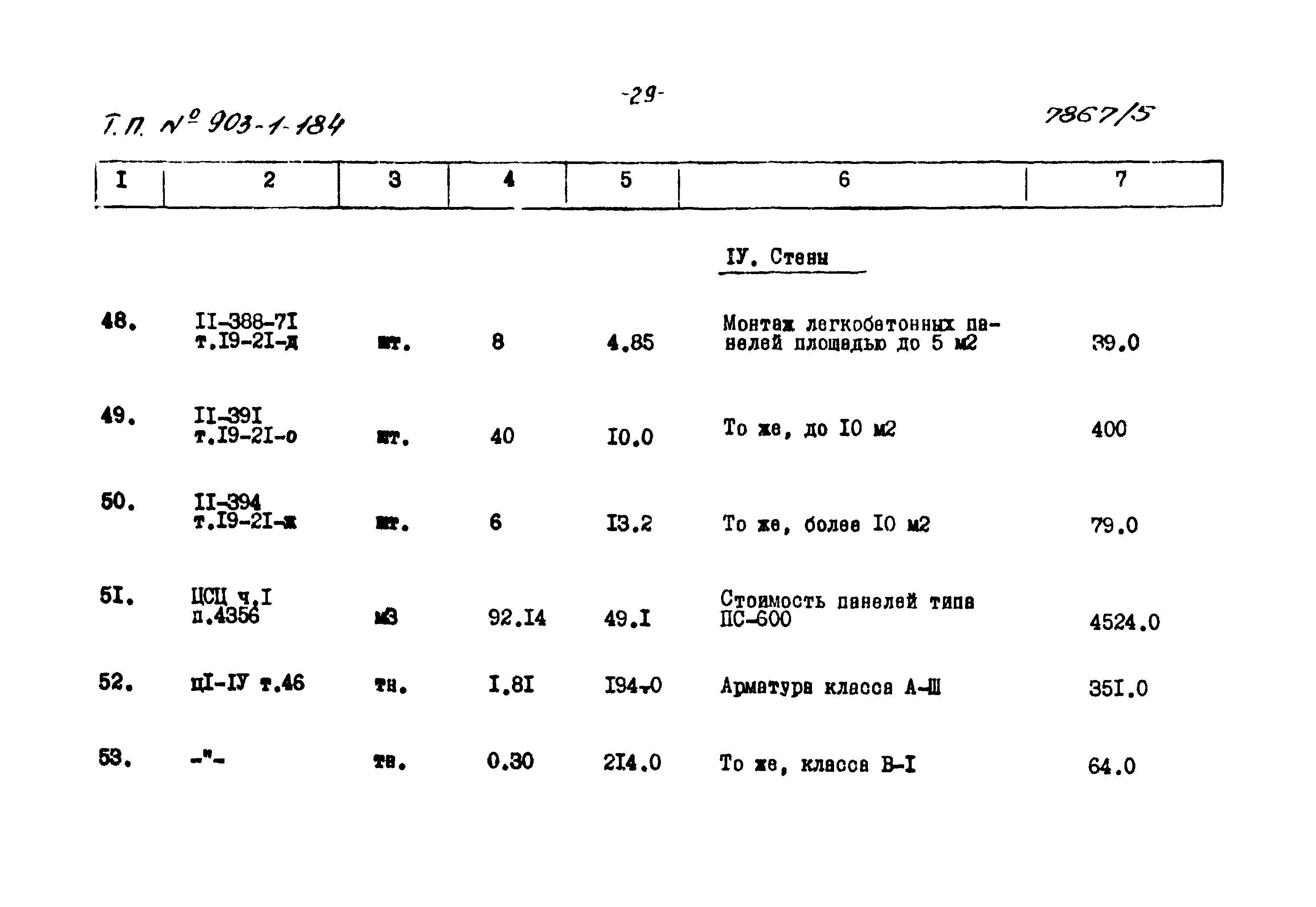 Типовой проект 903-1-184