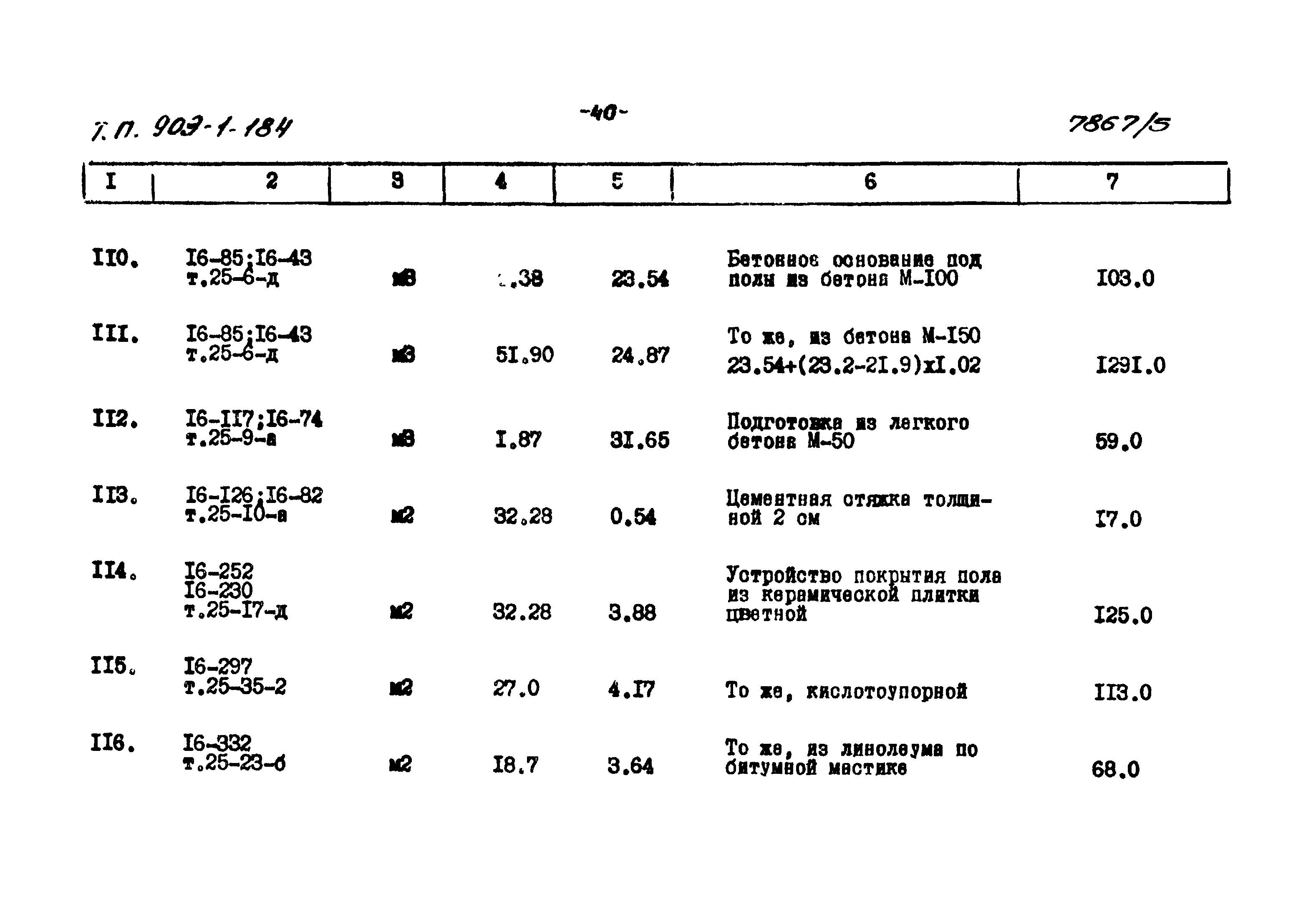 Типовой проект 903-1-184