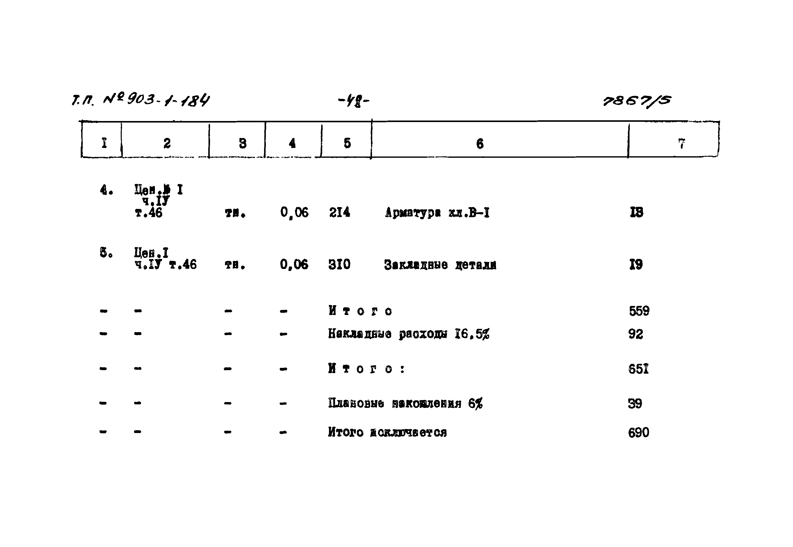 Типовой проект 903-1-184