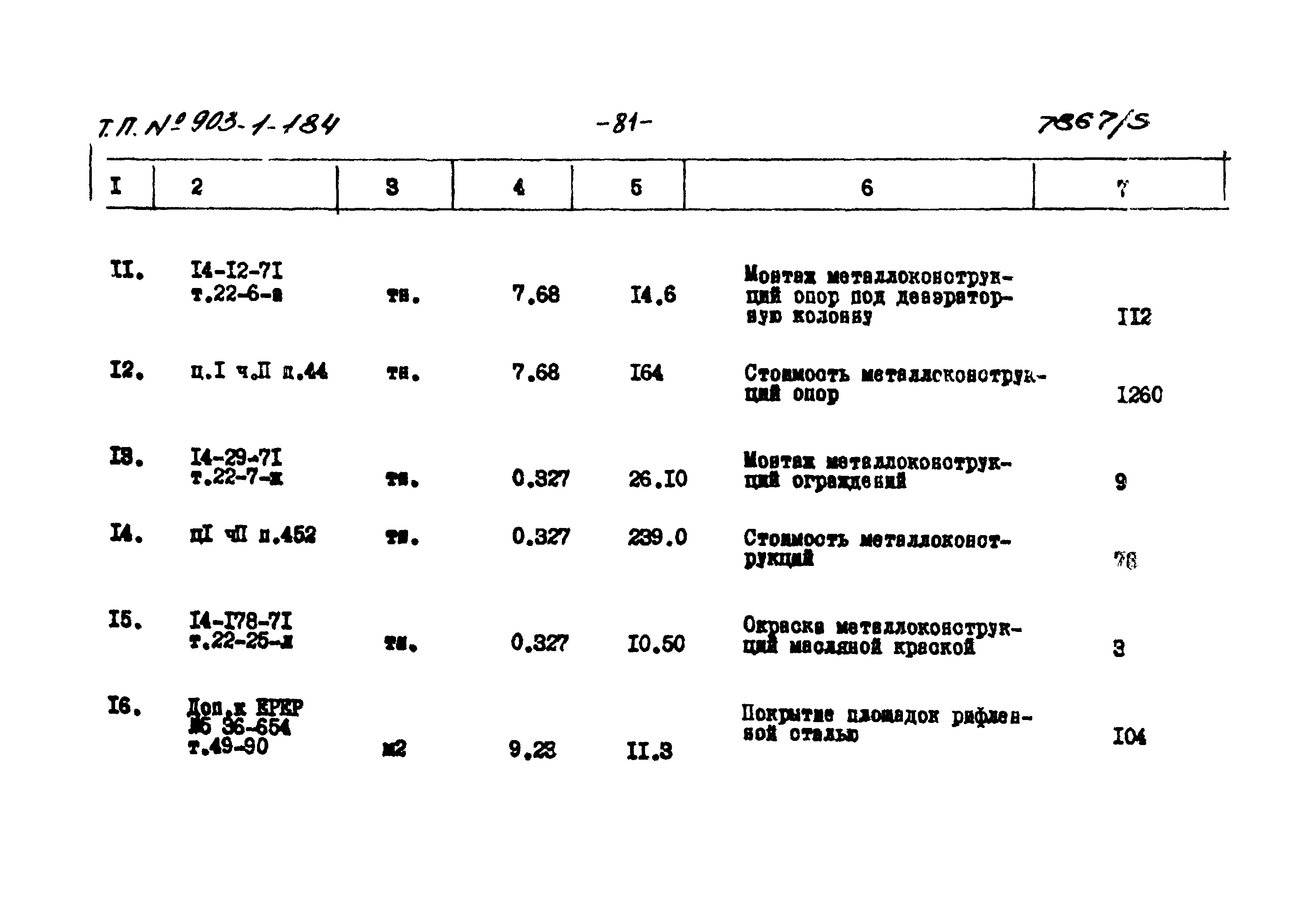 Типовой проект 903-1-184