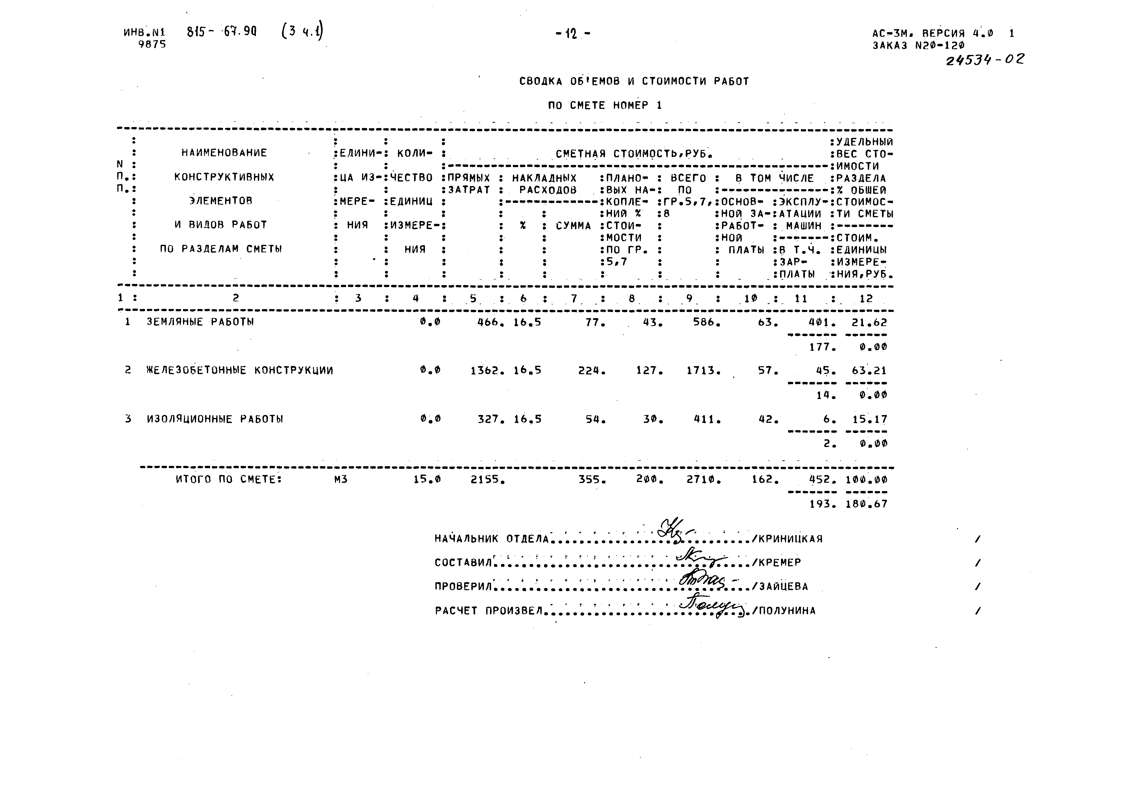 Типовой проект 815-67.90