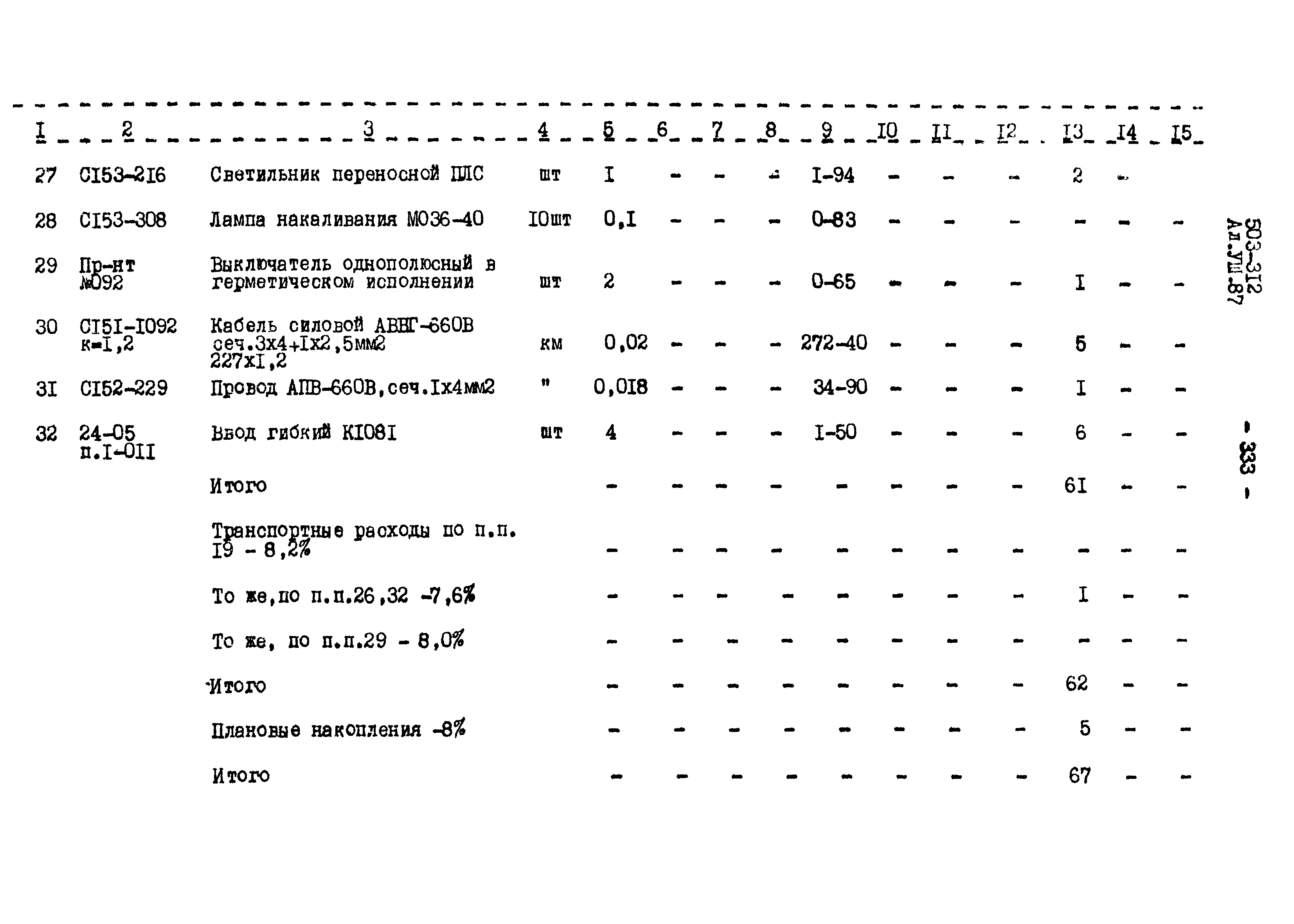 Типовой проект 503-312