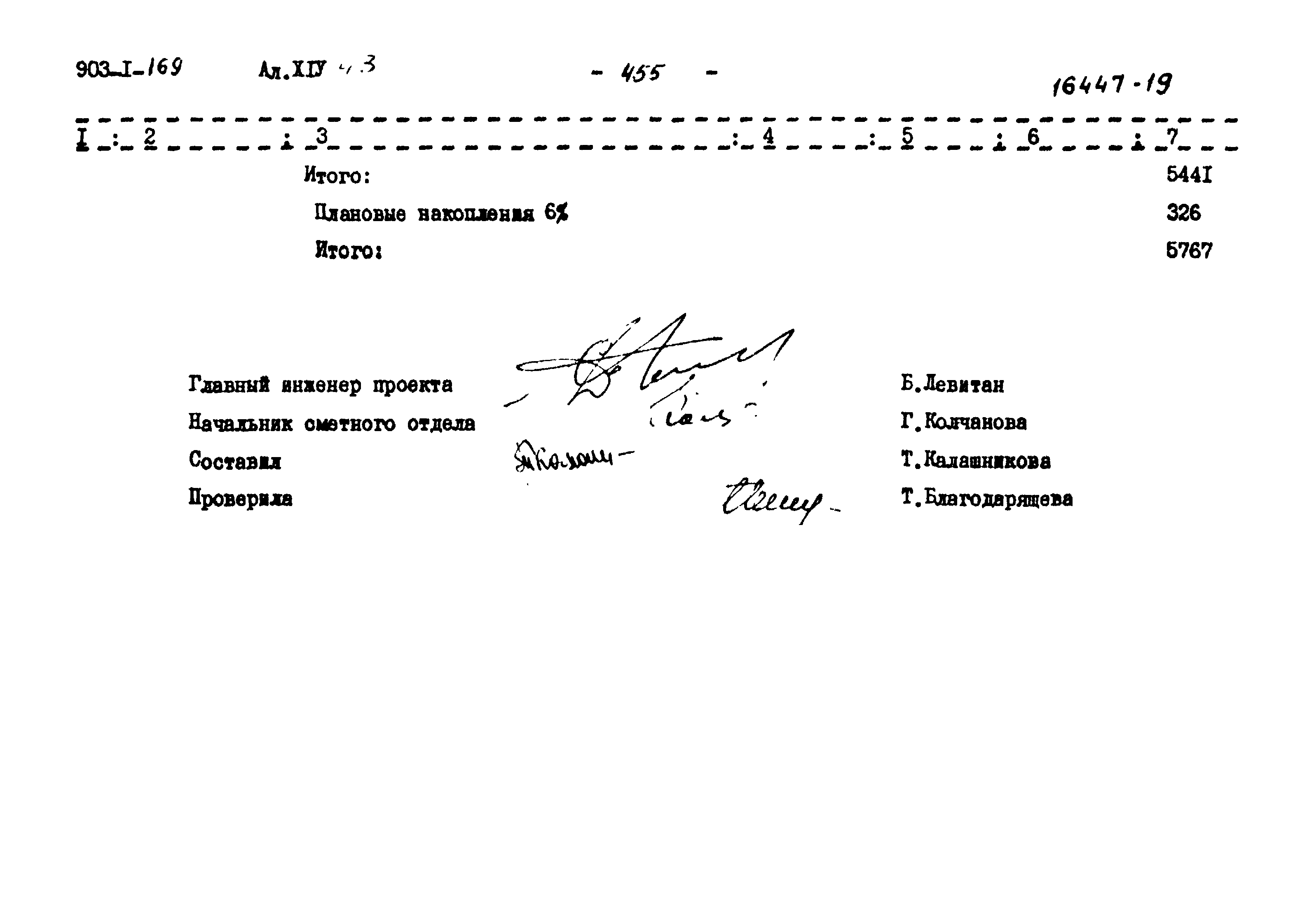 Типовой проект 903-1-169