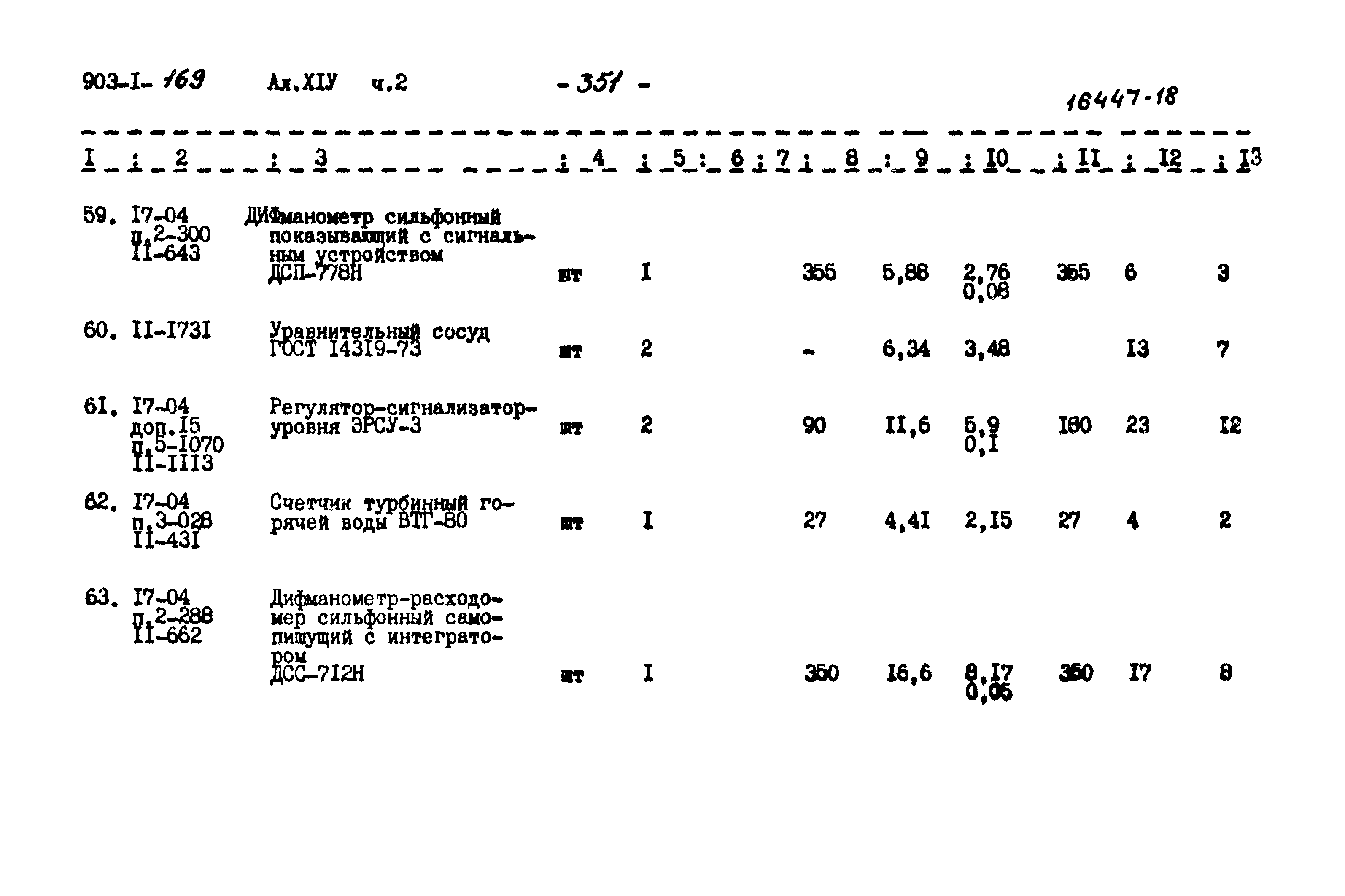 Типовой проект 903-1-169