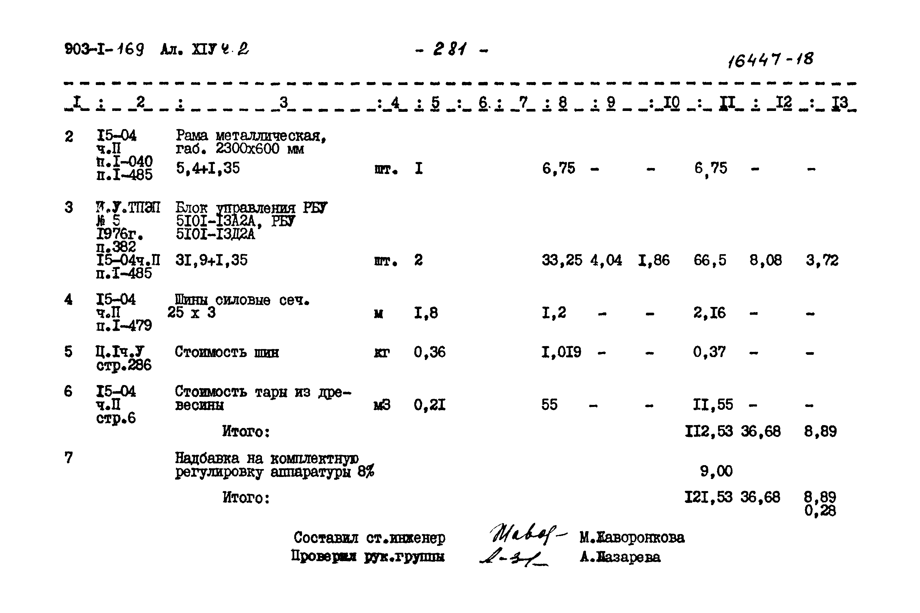 Типовой проект 903-1-169
