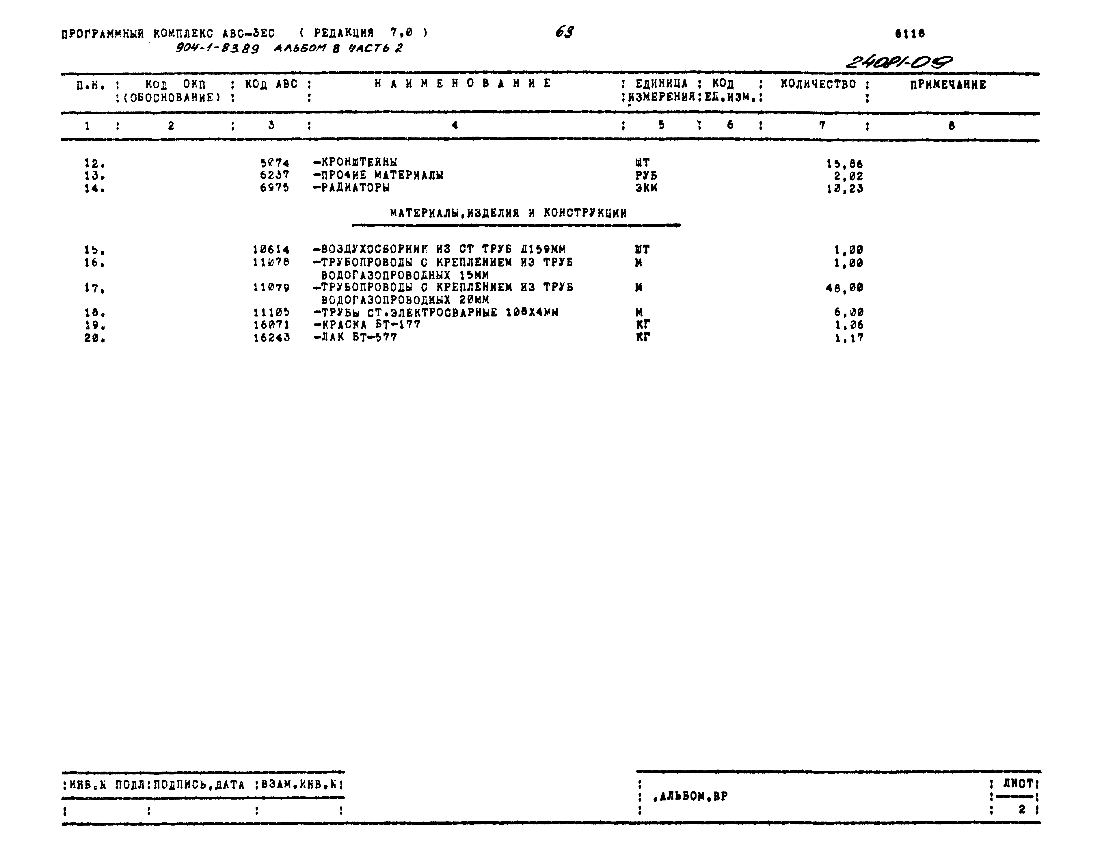 Типовой проект 904-1-83.89