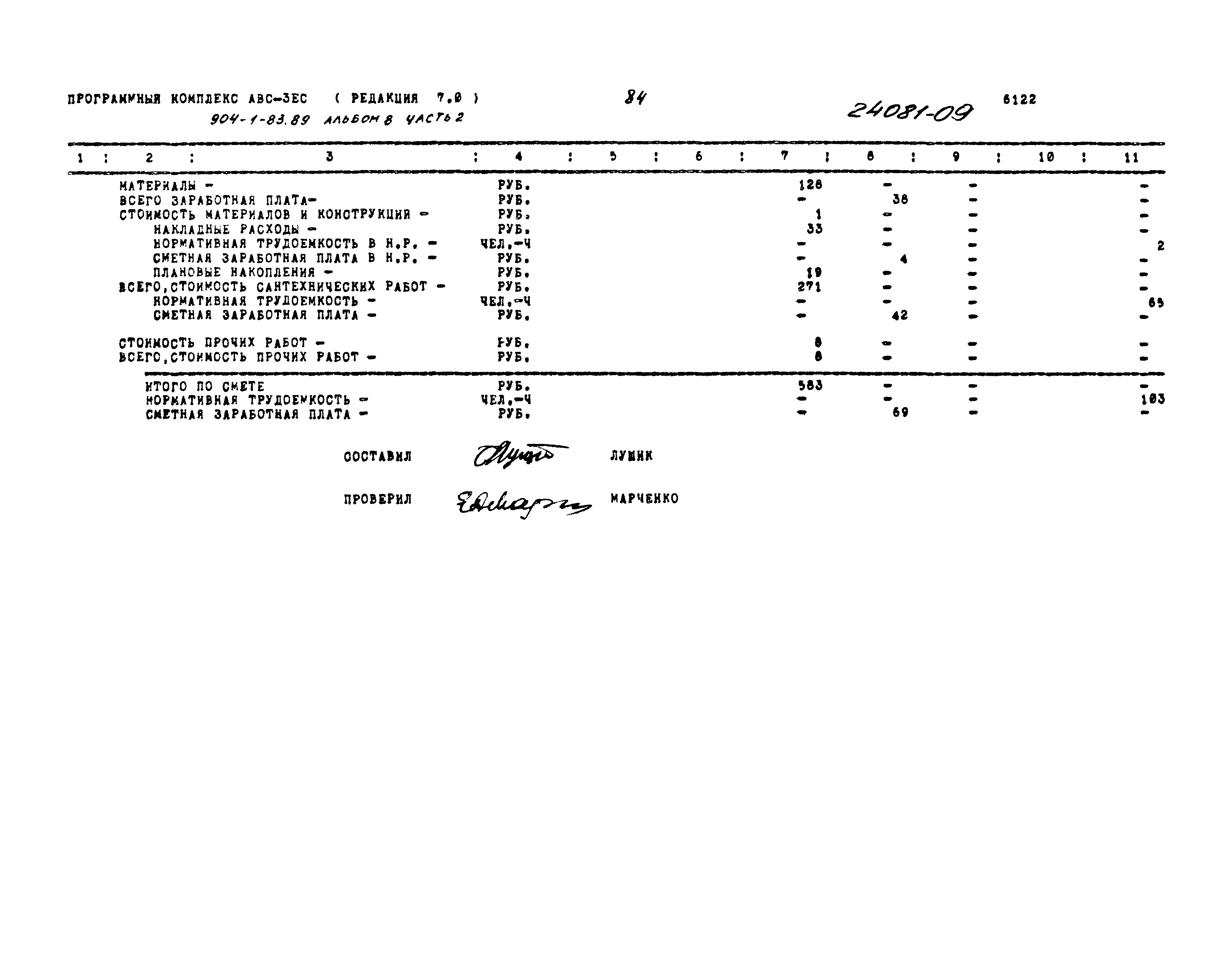 Типовой проект 904-1-83.89