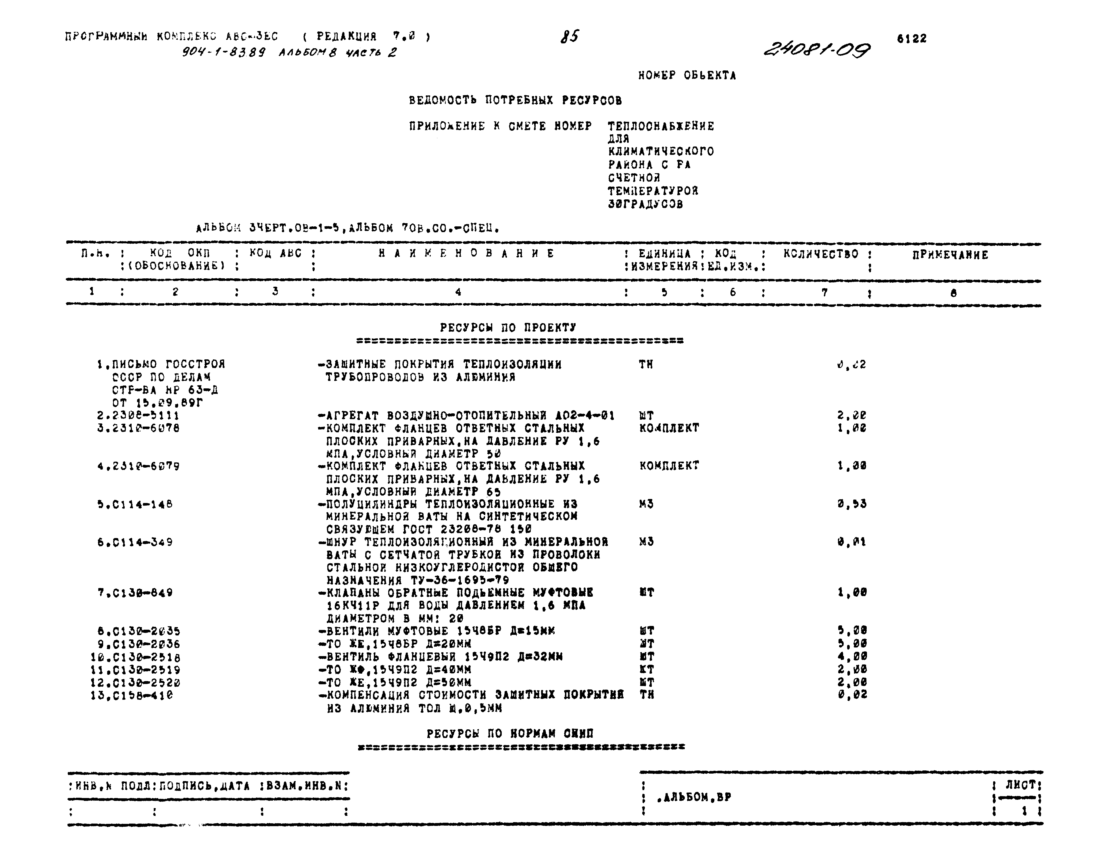Типовой проект 904-1-83.89