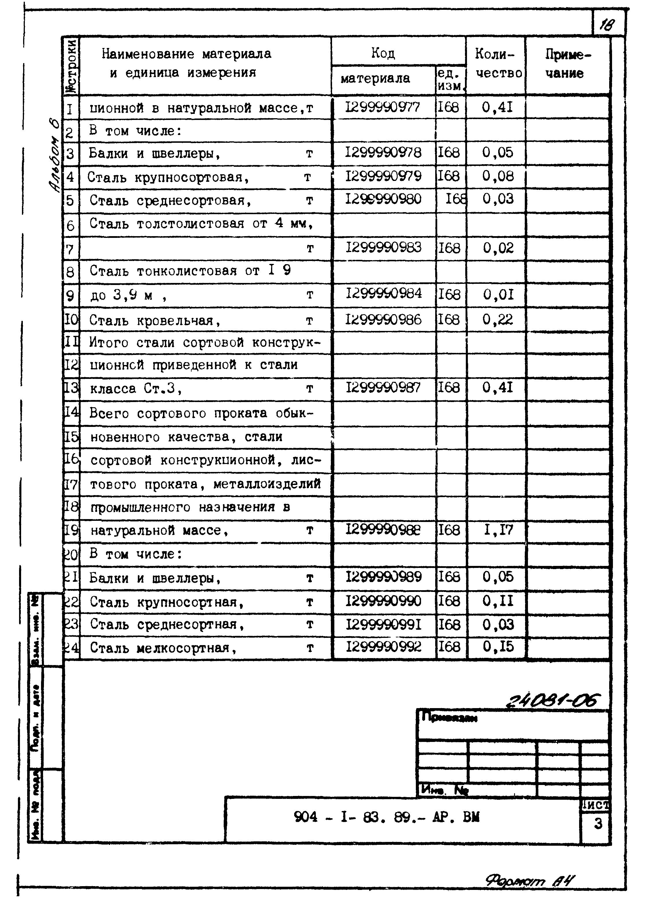 Типовой проект 904-1-83.89