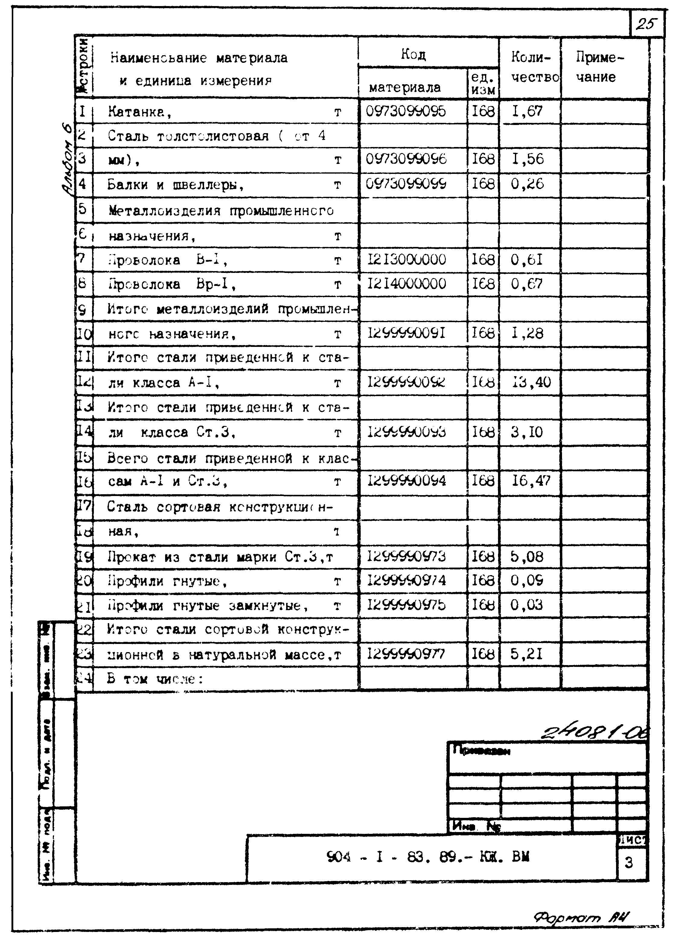 Типовой проект 904-1-83.89