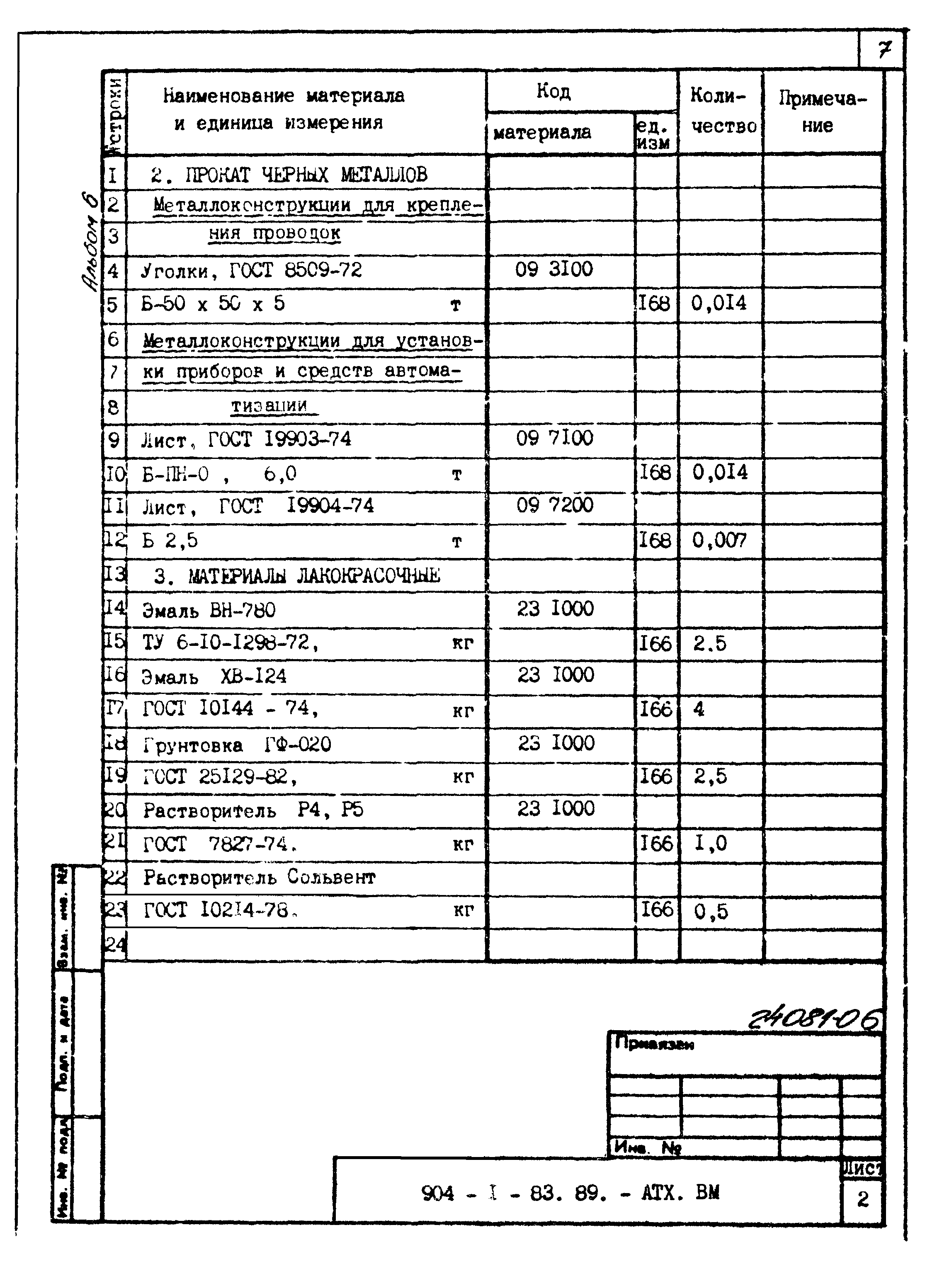 Типовой проект 904-1-83.89