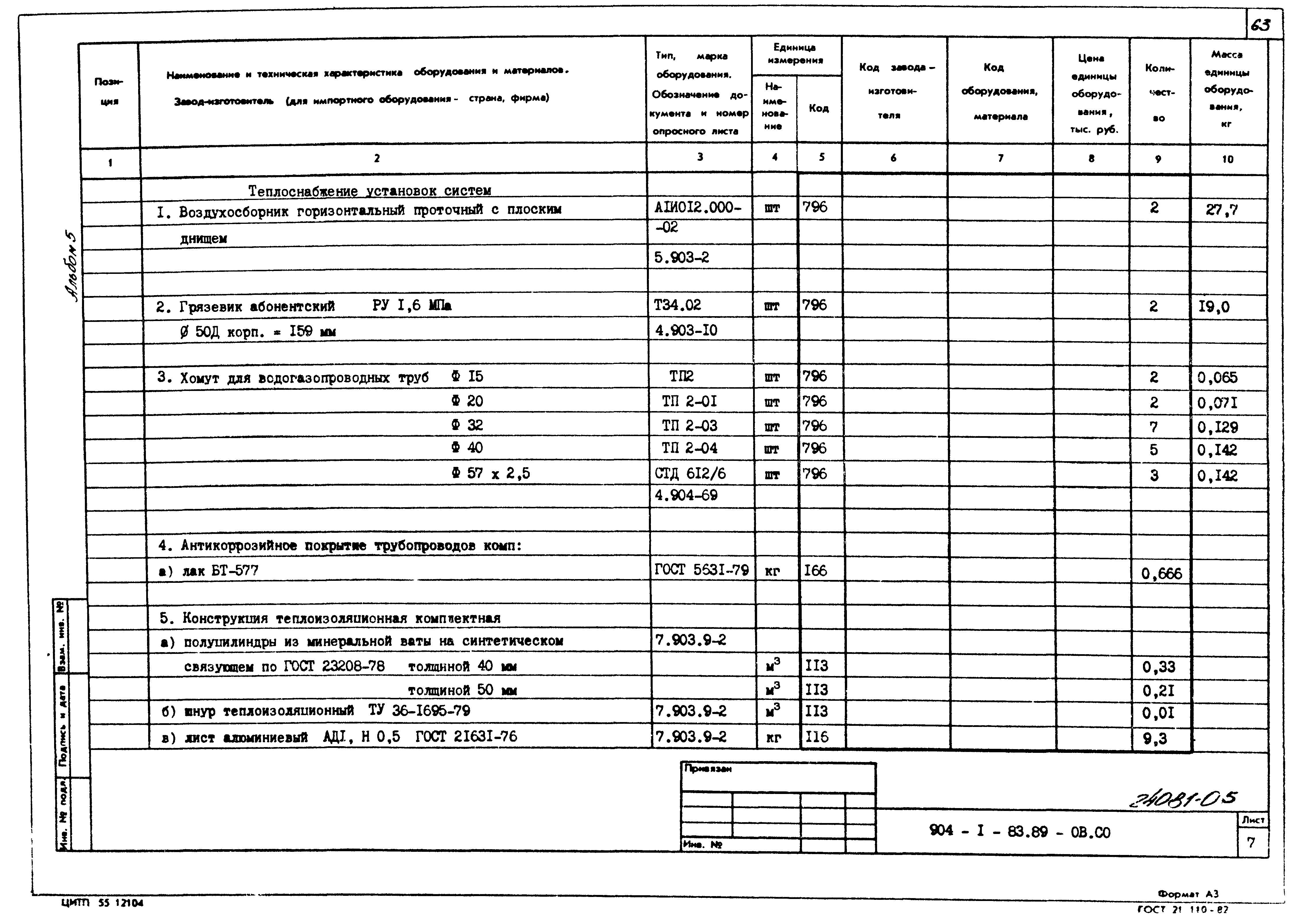 Типовой проект 904-1-83.89