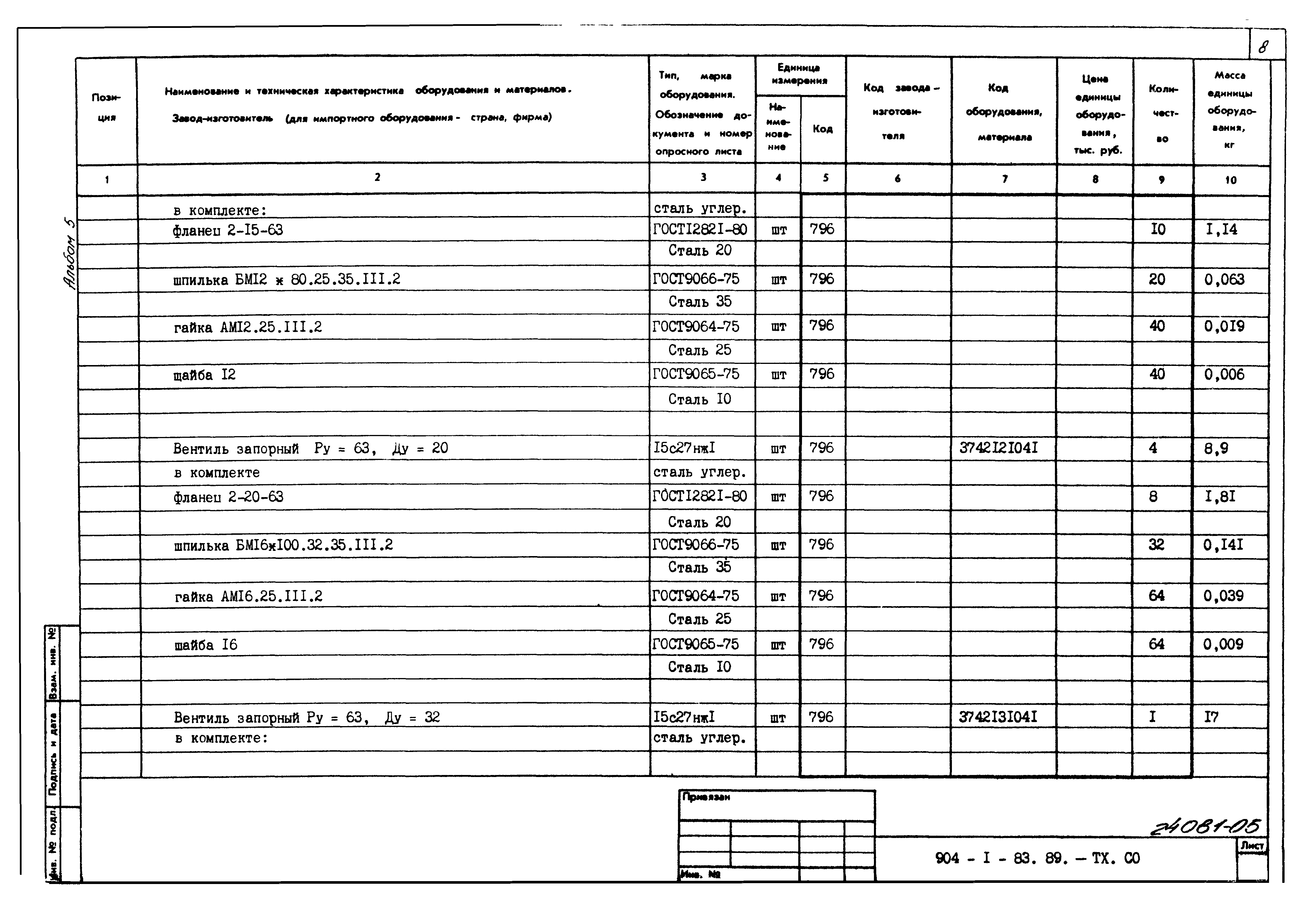 Типовой проект 904-1-83.89