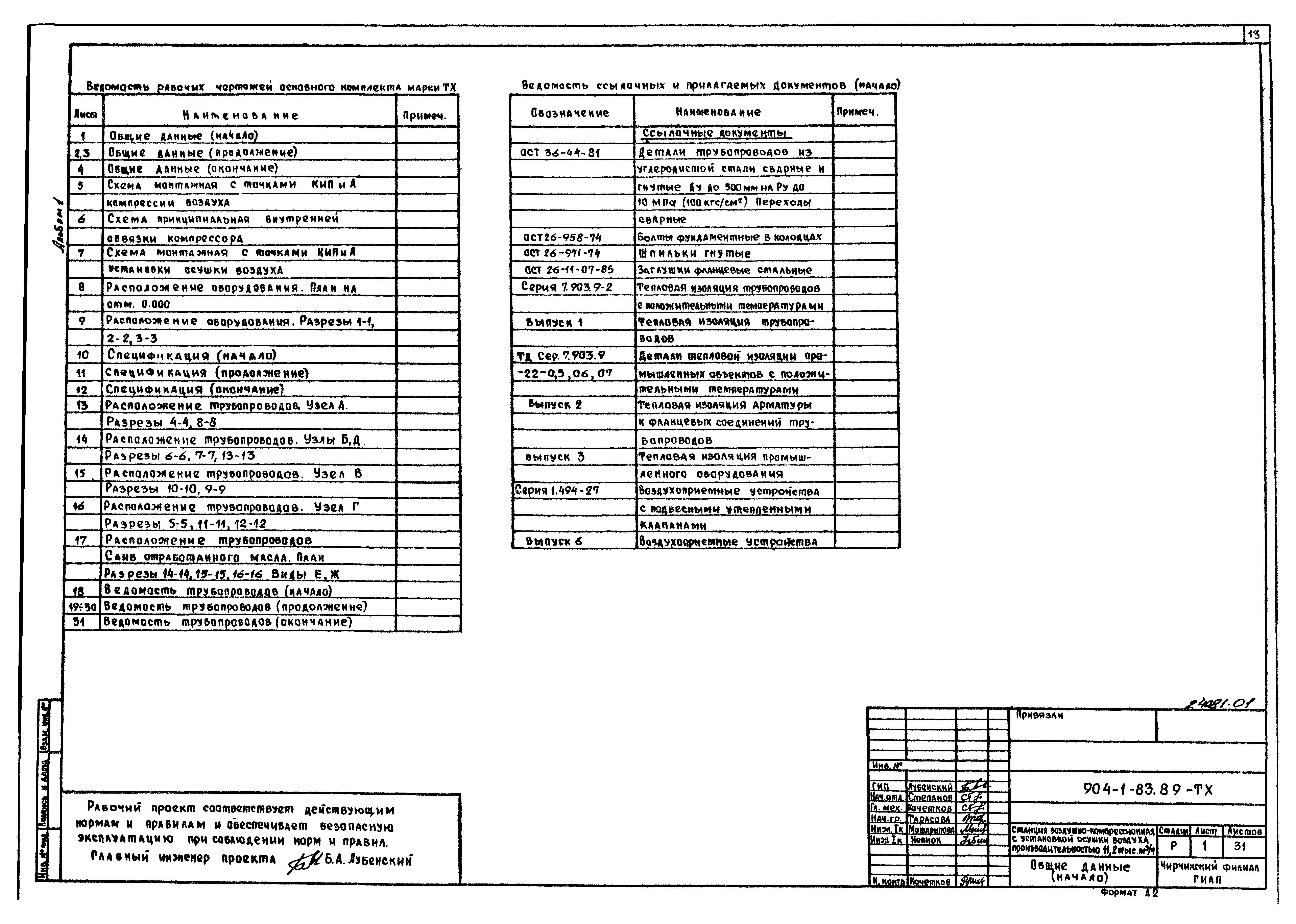 Типовой проект 904-1-83.89