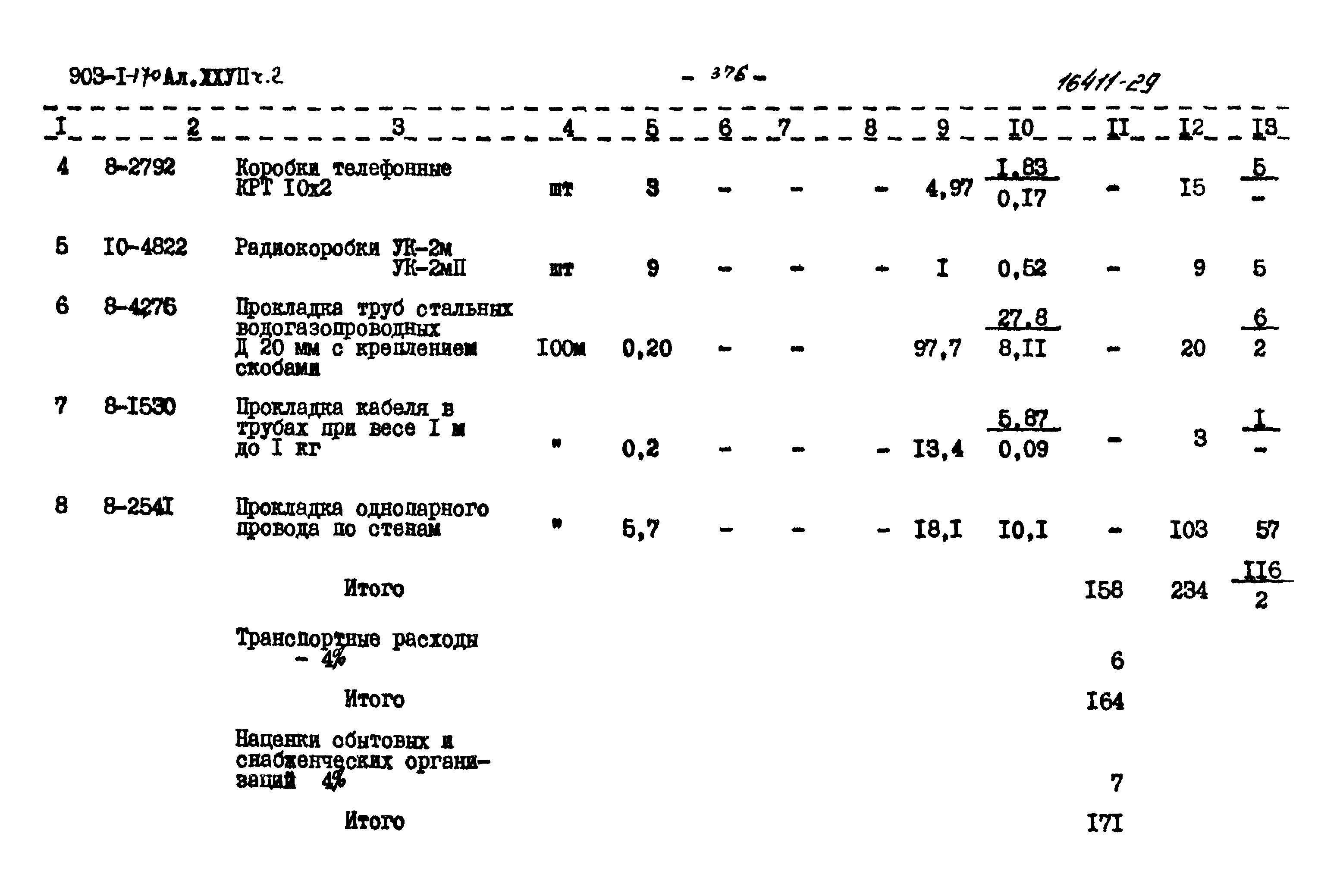 Типовой проект 903-1-170