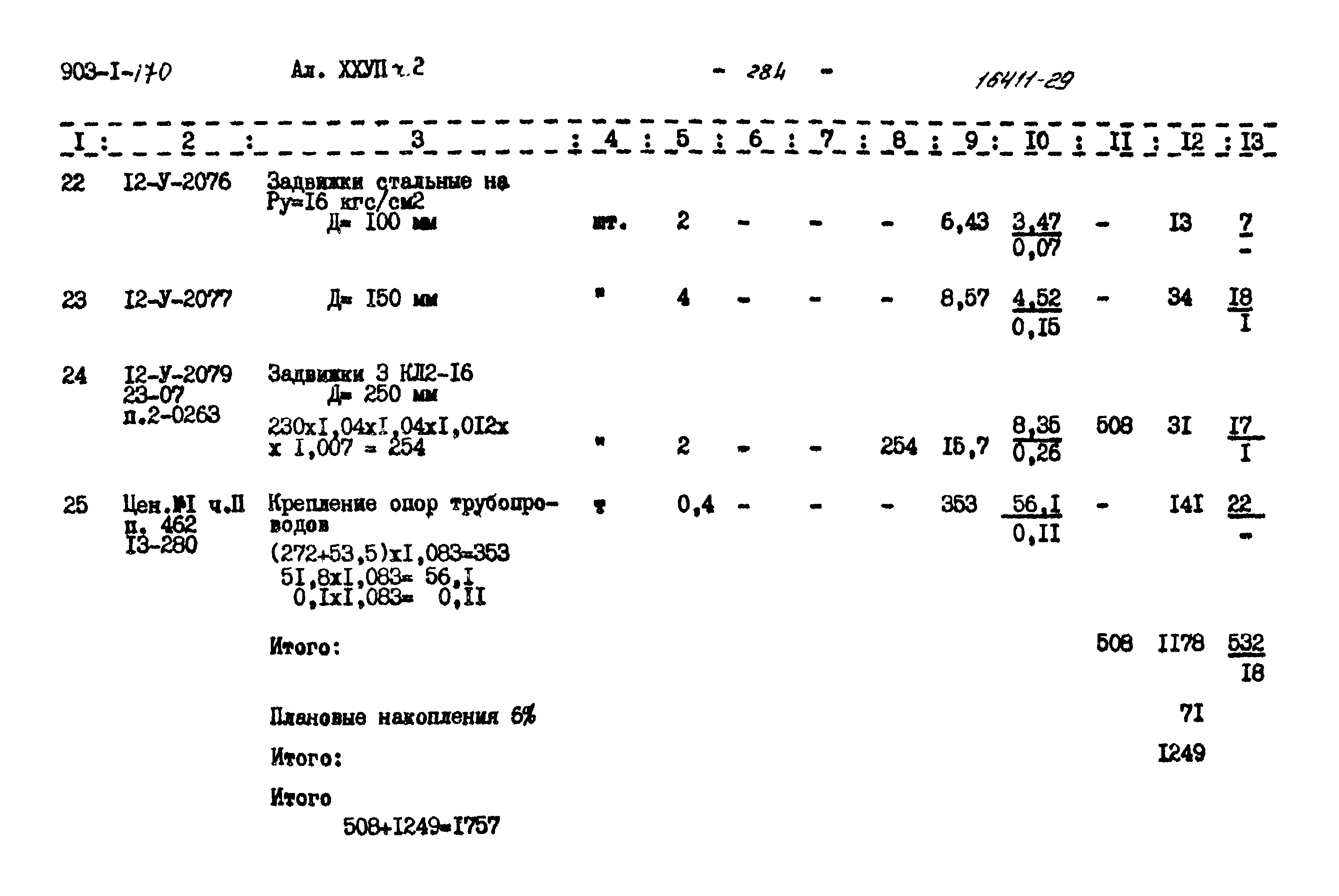 Типовой проект 903-1-170