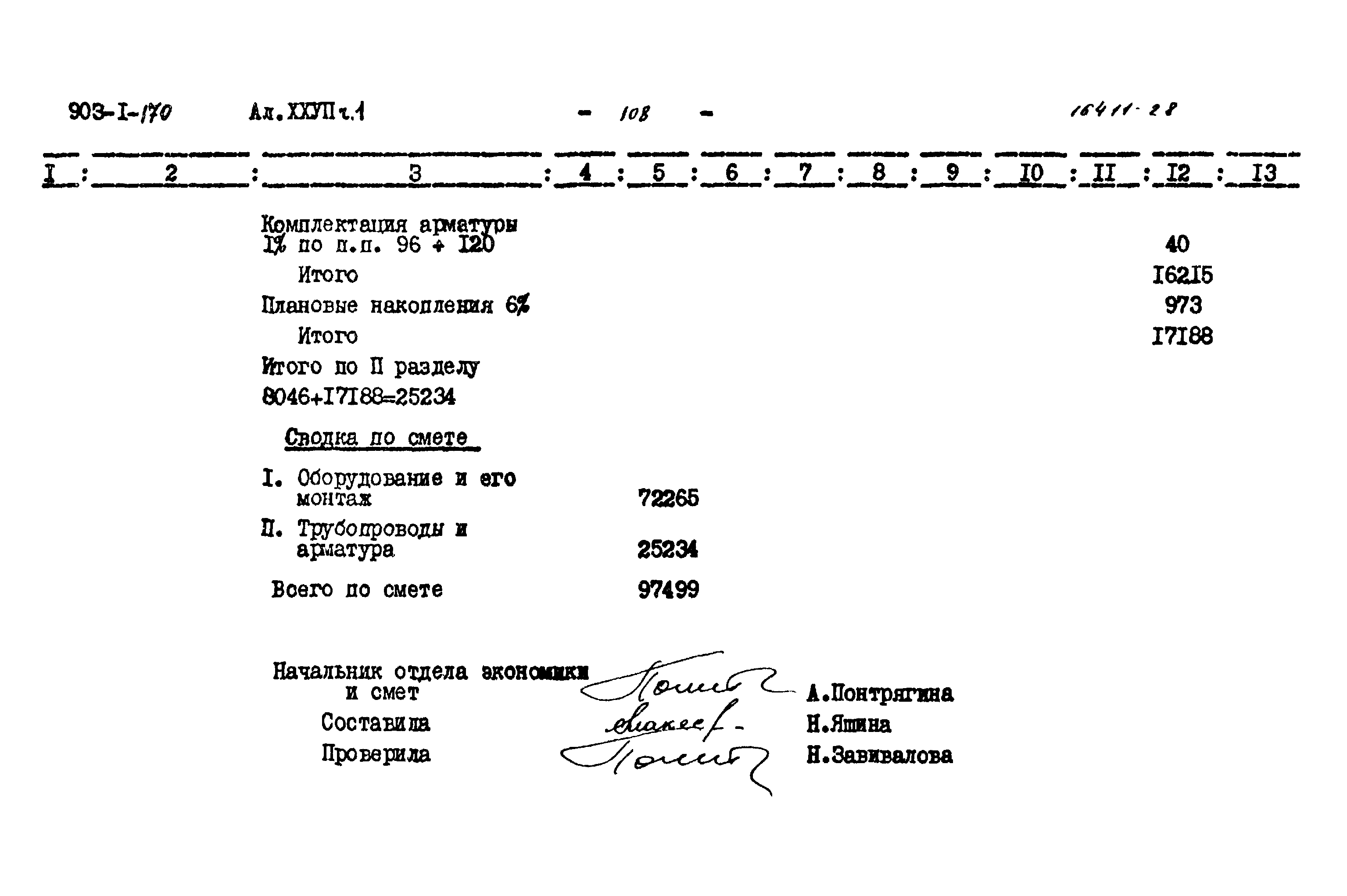 Типовой проект 903-1-170