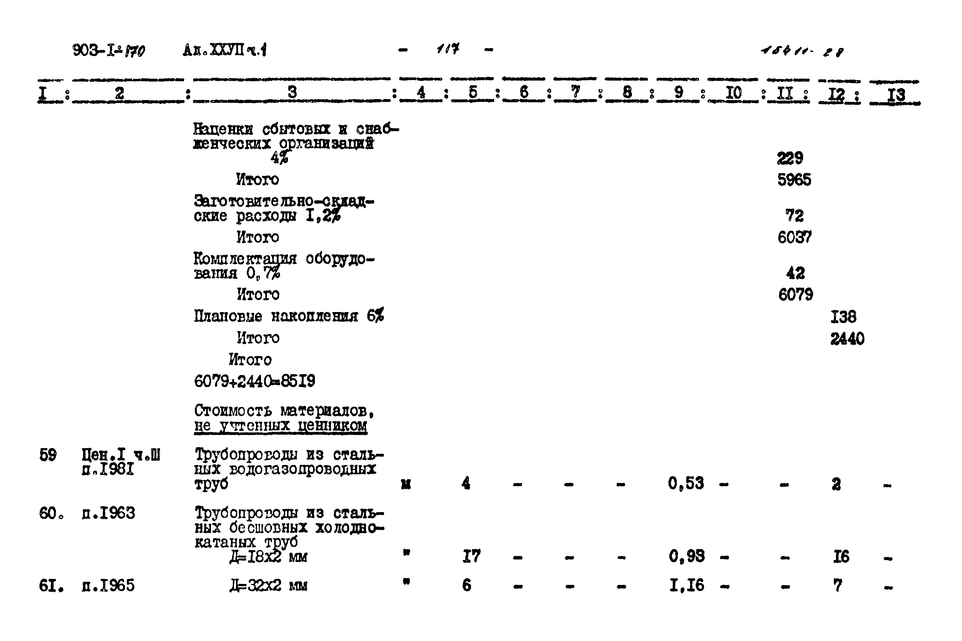 Типовой проект 903-1-170