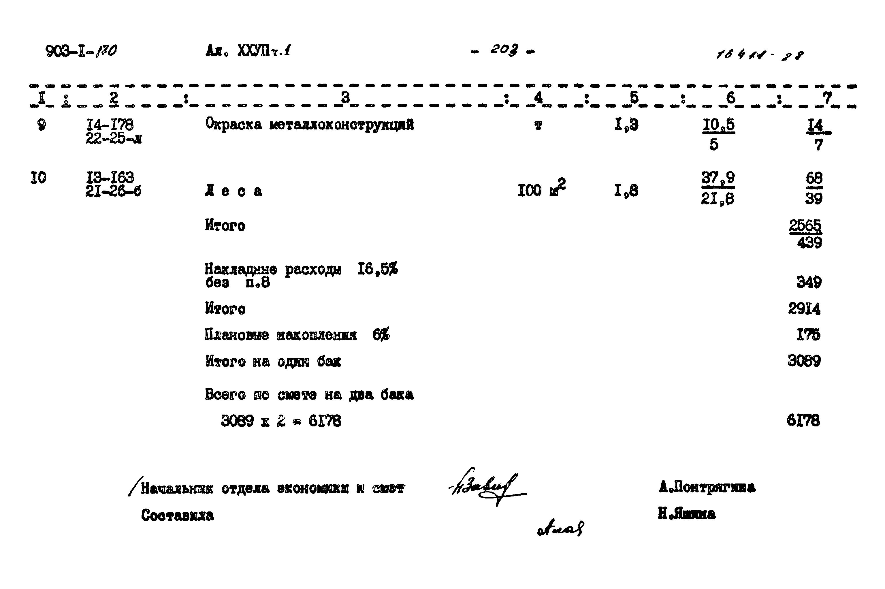 Типовой проект 903-1-170