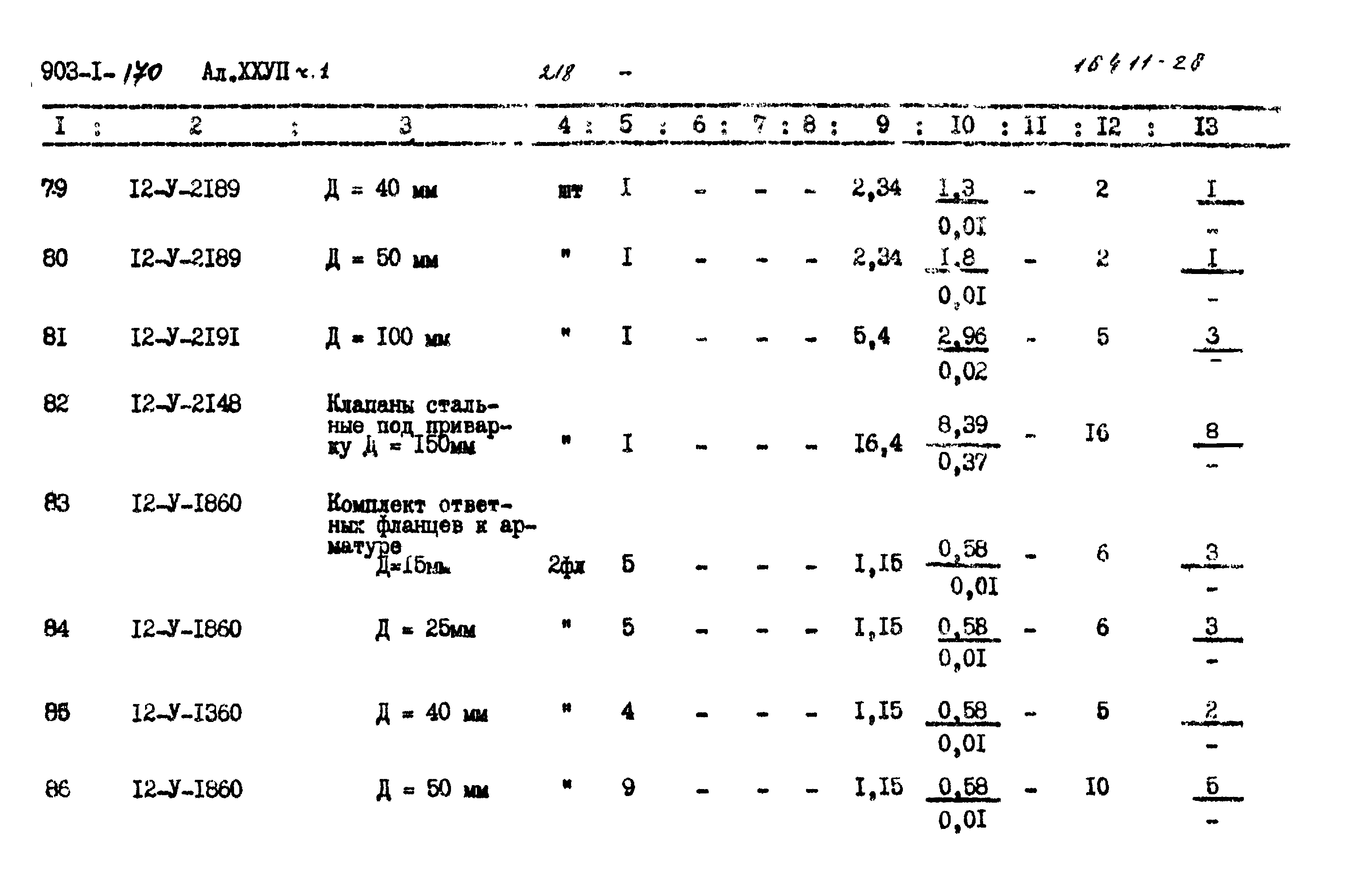 Типовой проект 903-1-170