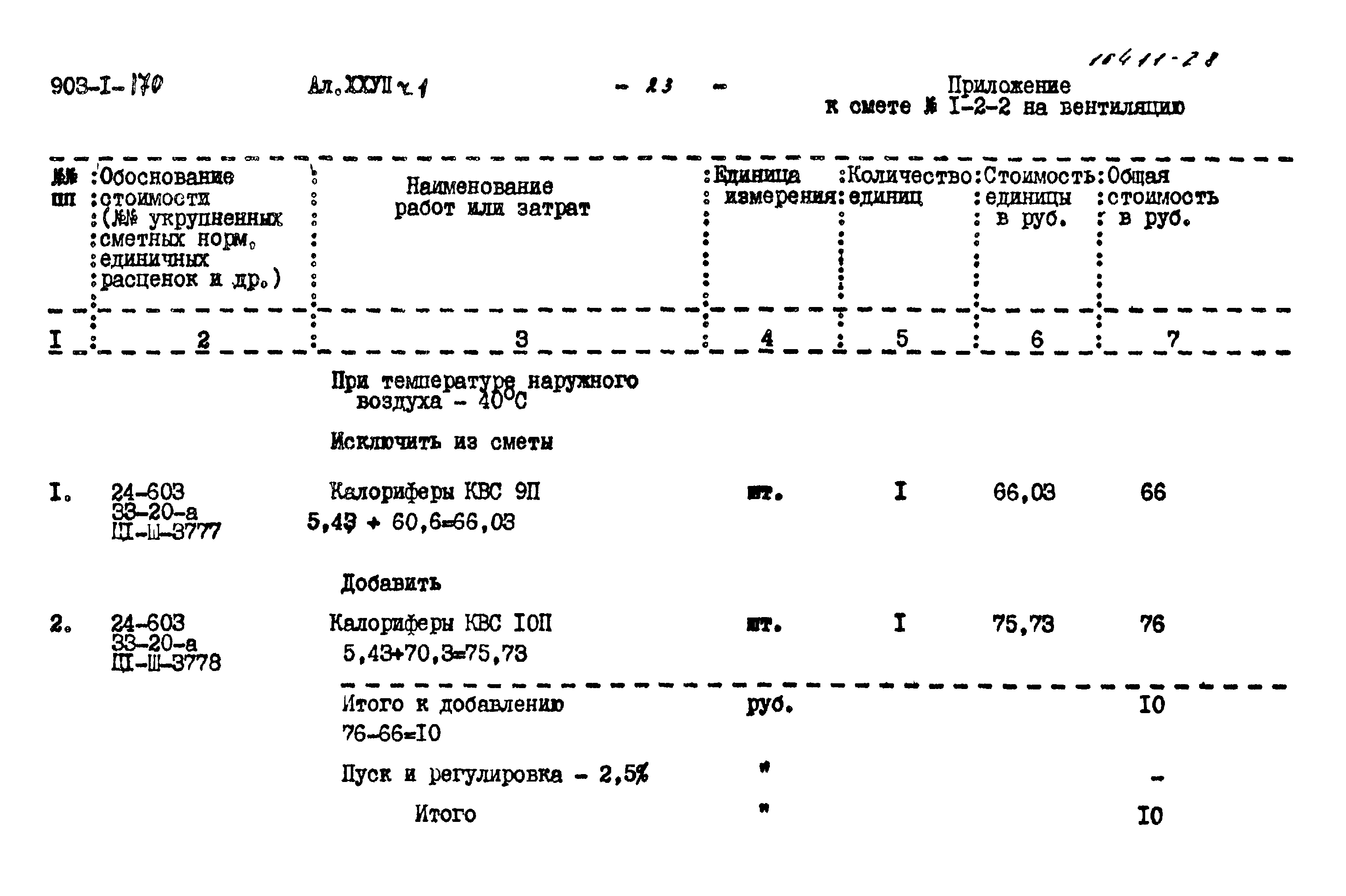 Типовой проект 903-1-170