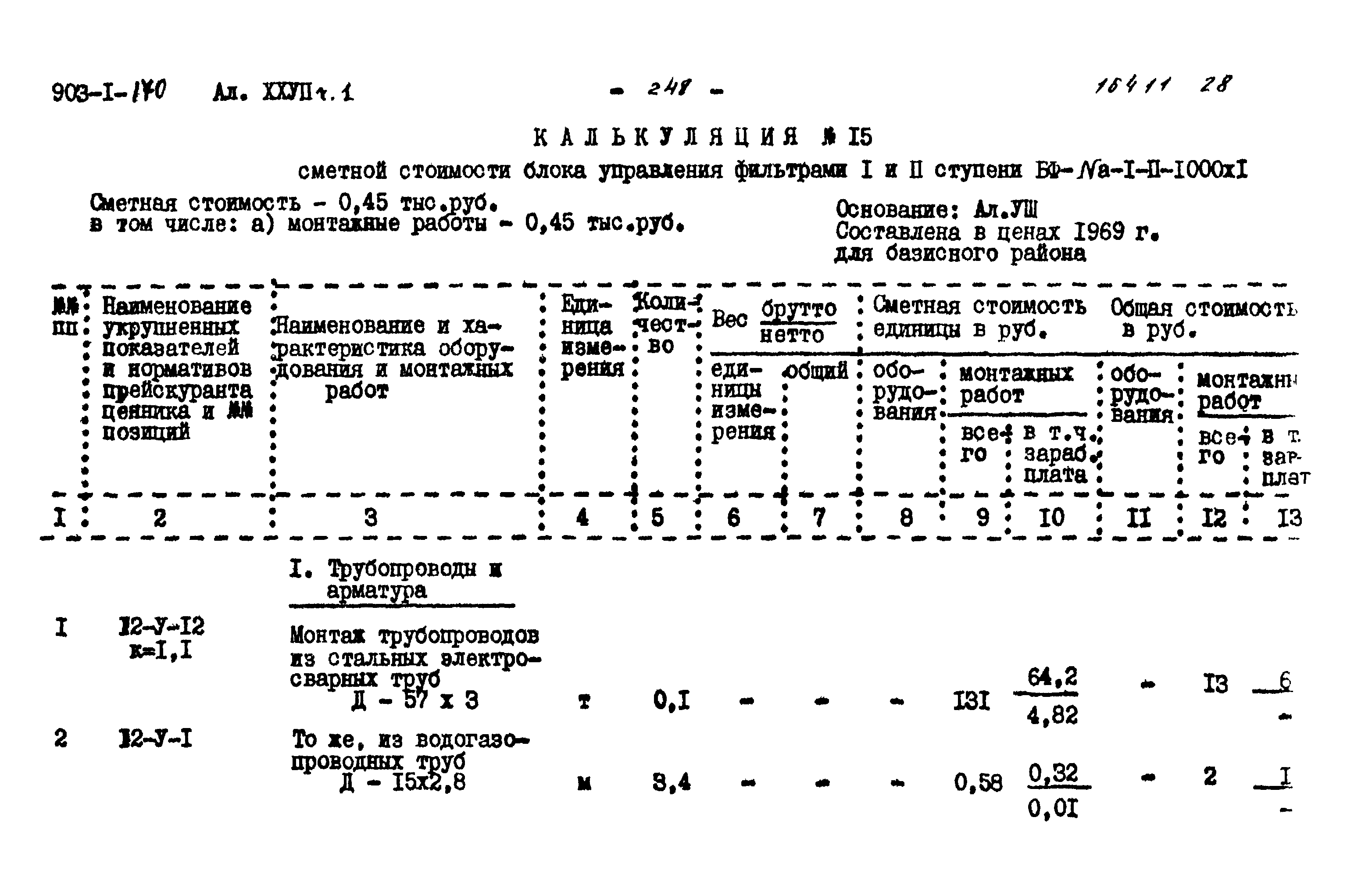 Типовой проект 903-1-170