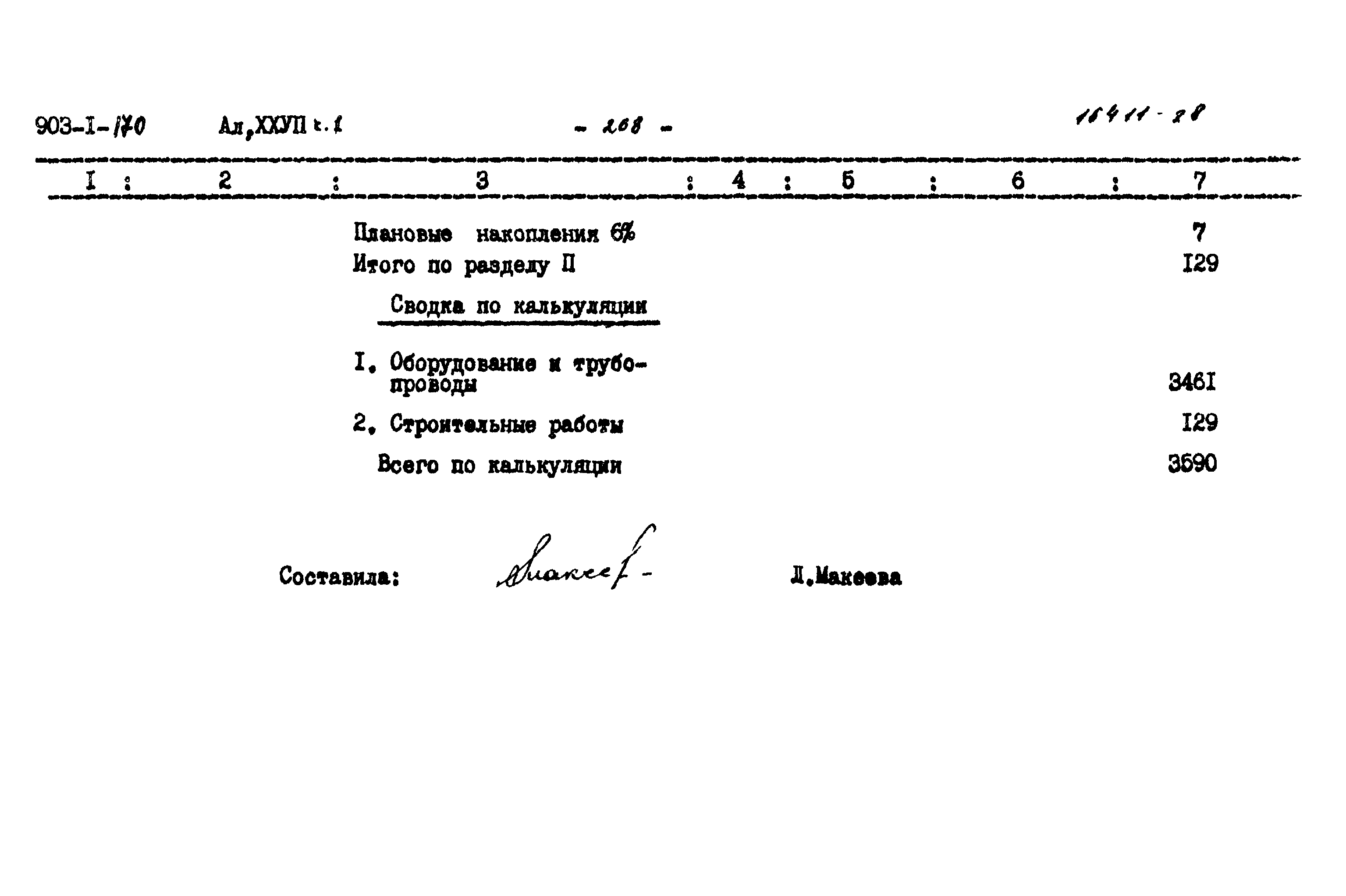 Типовой проект 903-1-170