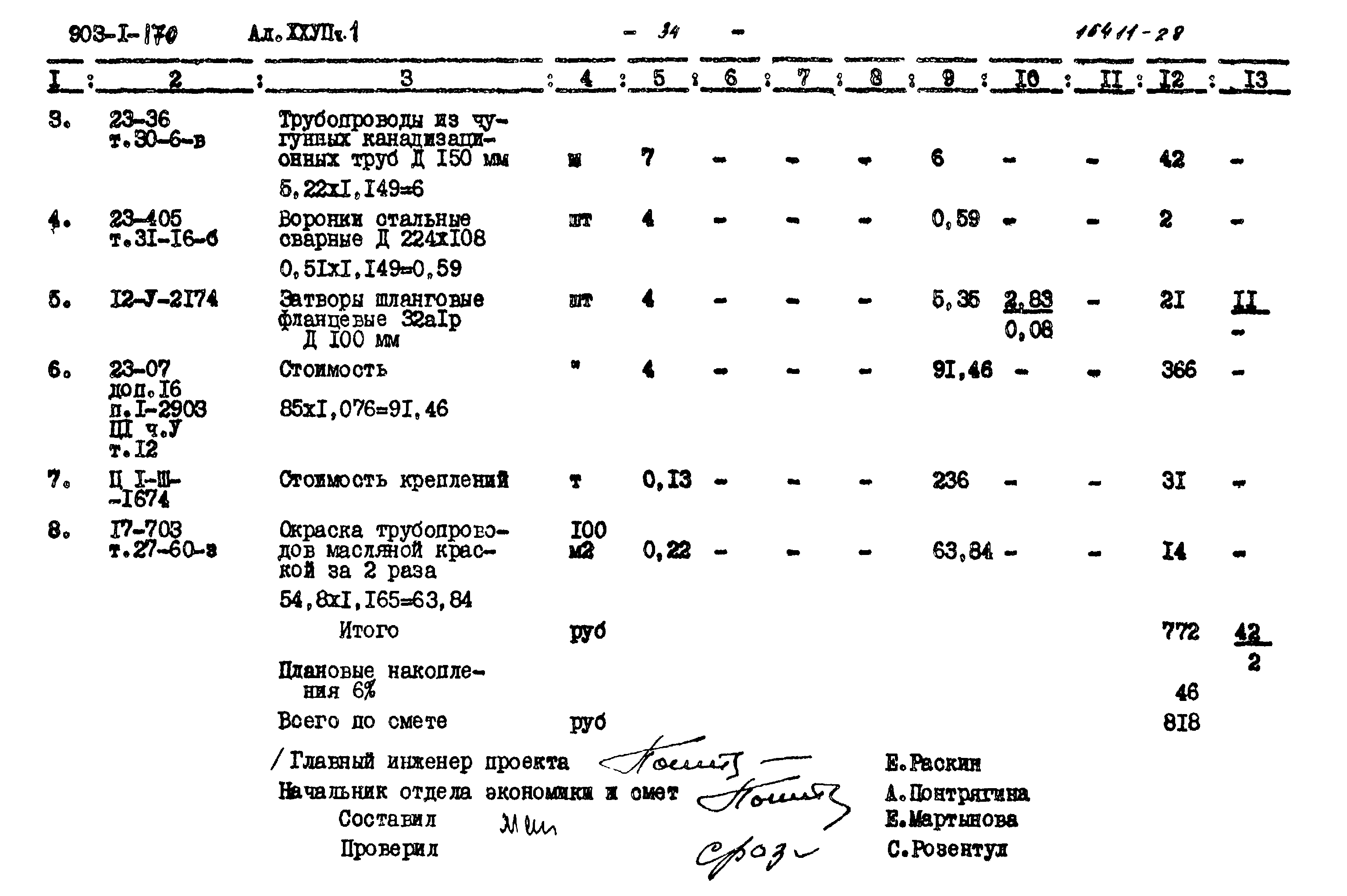 Типовой проект 903-1-170