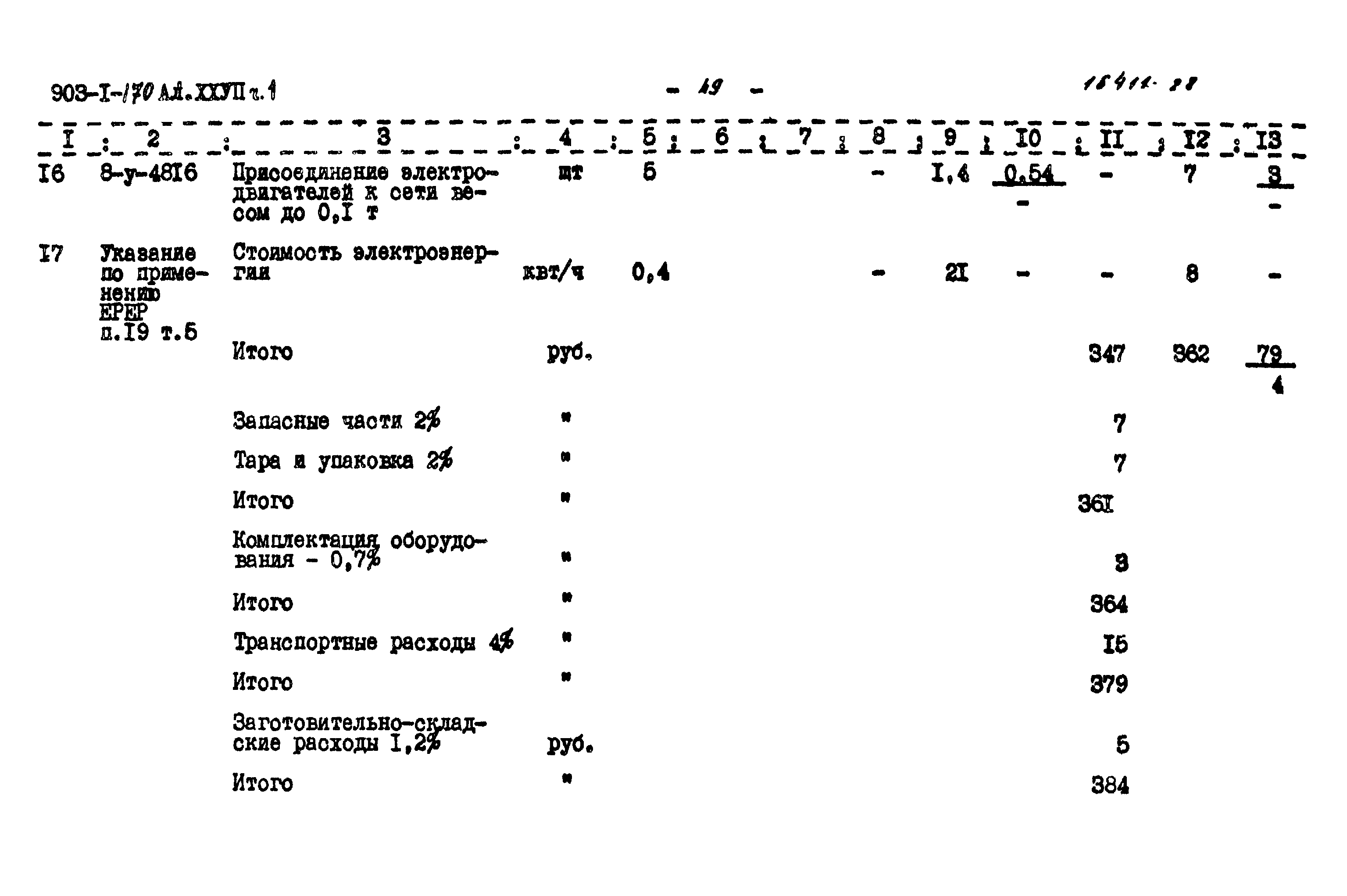 Типовой проект 903-1-170