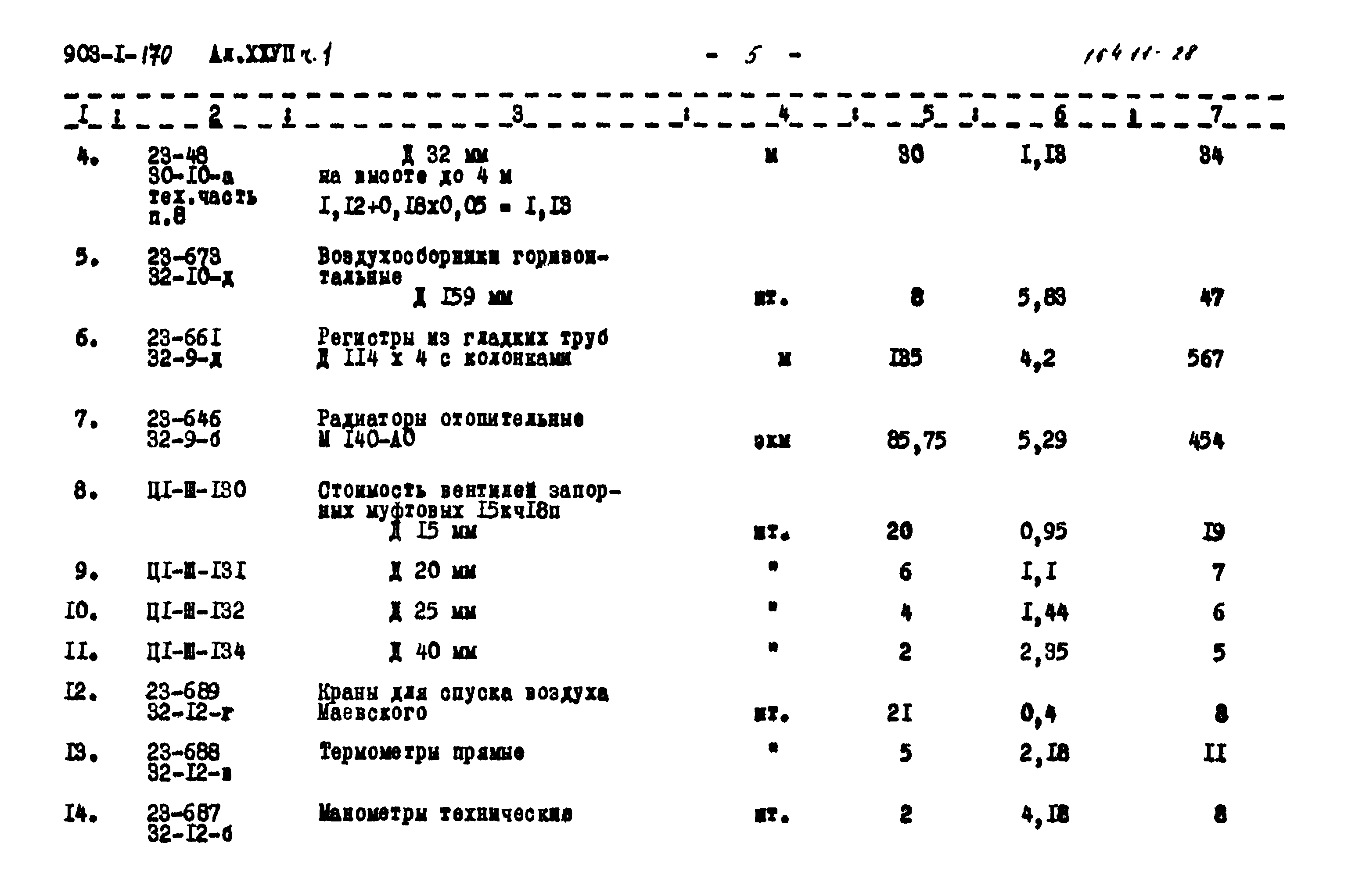 Типовой проект 903-1-170