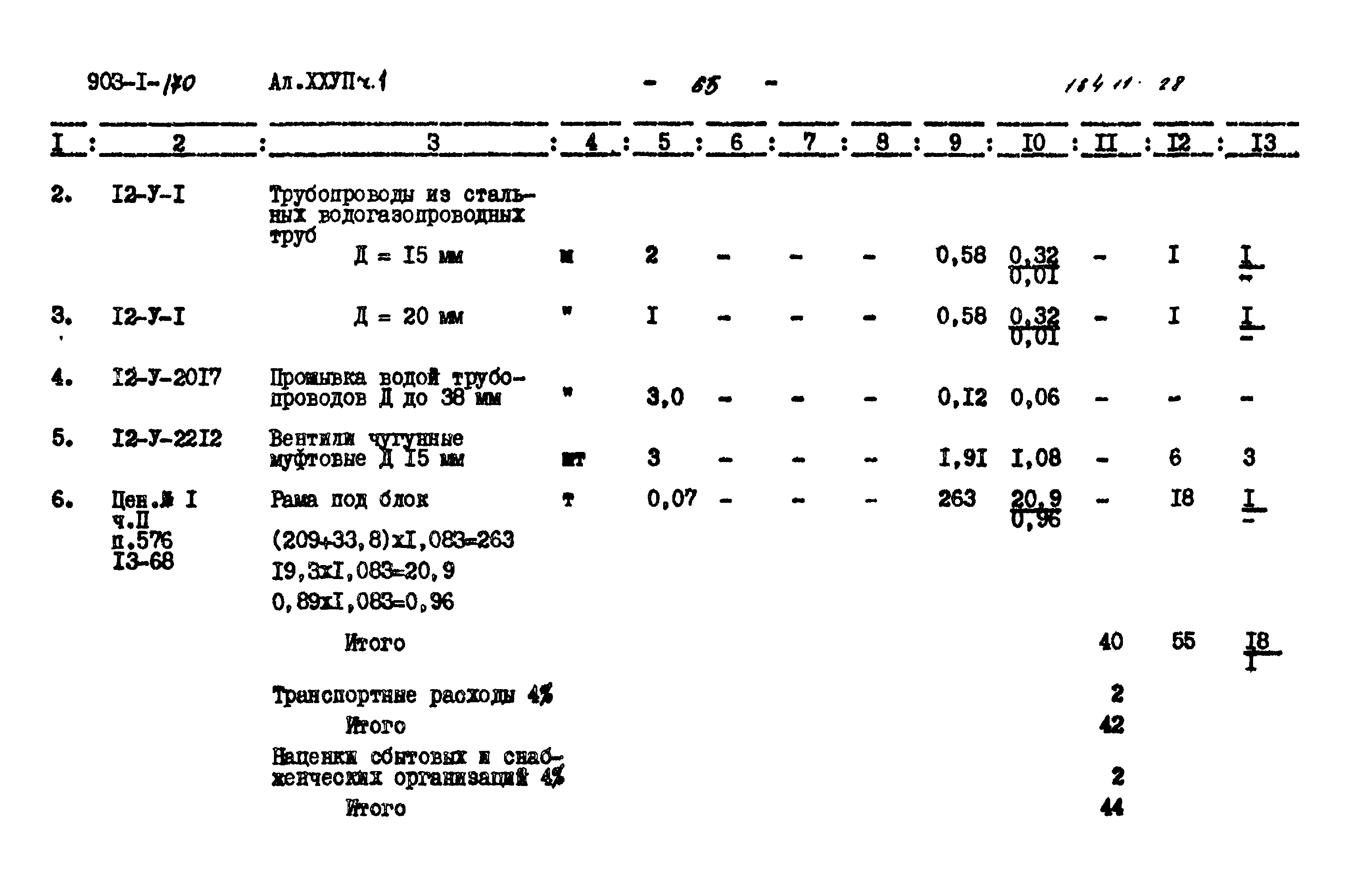 Типовой проект 903-1-170