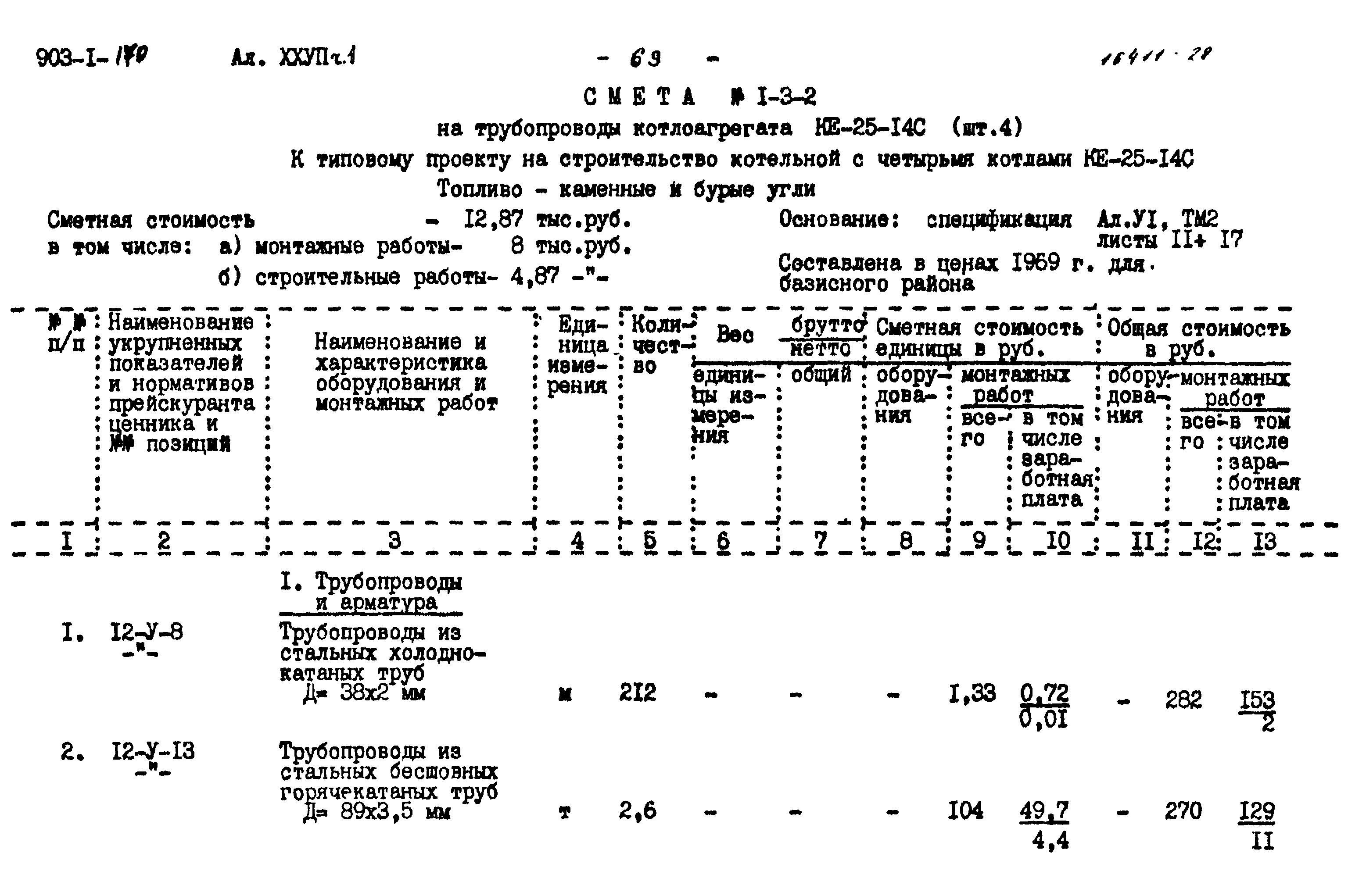 Типовой проект 903-1-170